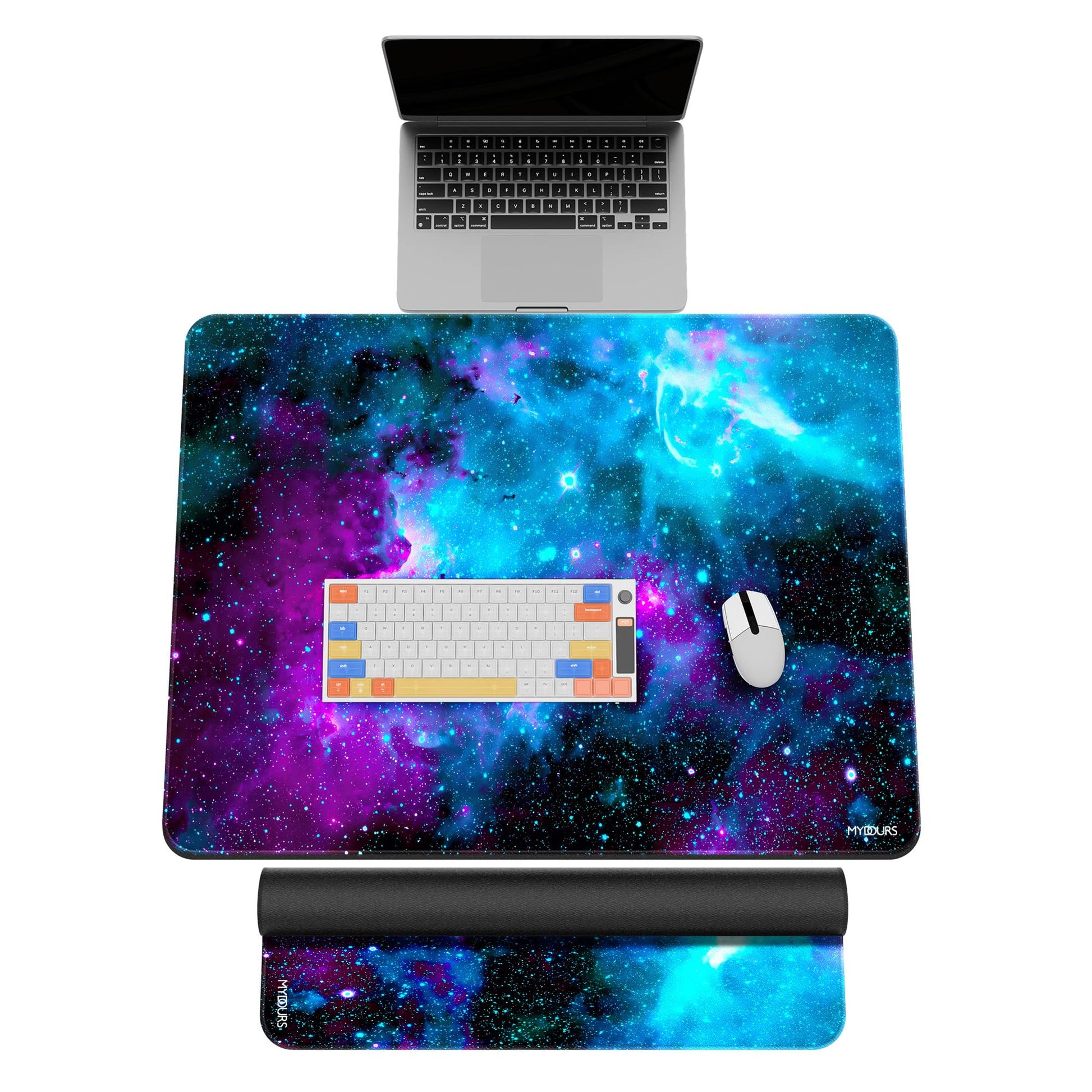 Mydours 32" x 24" Gaming Mouse Pad, XL Full Desk Pad (Purle Universe)