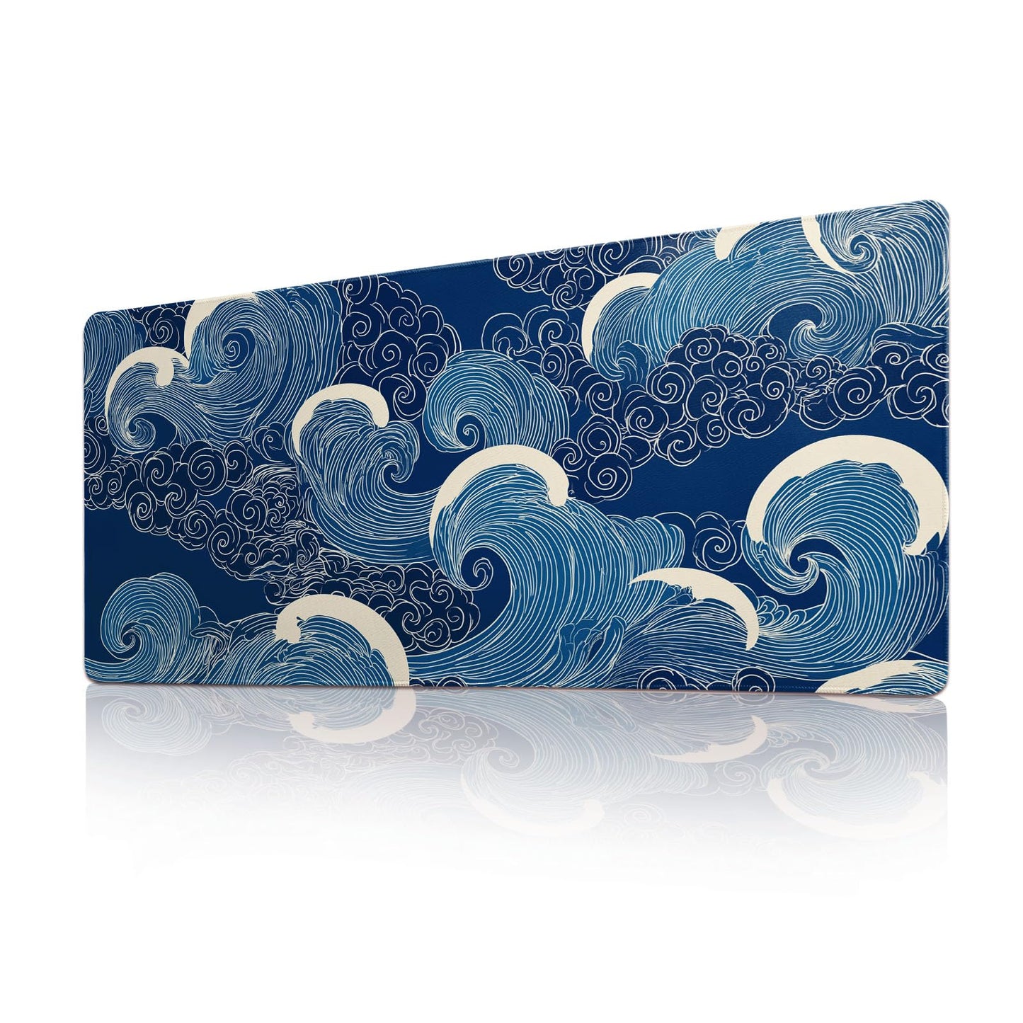 Desk Mat Mouse Pad Gaming Desk Pad XL Large Mouse Mat Office Decor Accessories (Blue B)