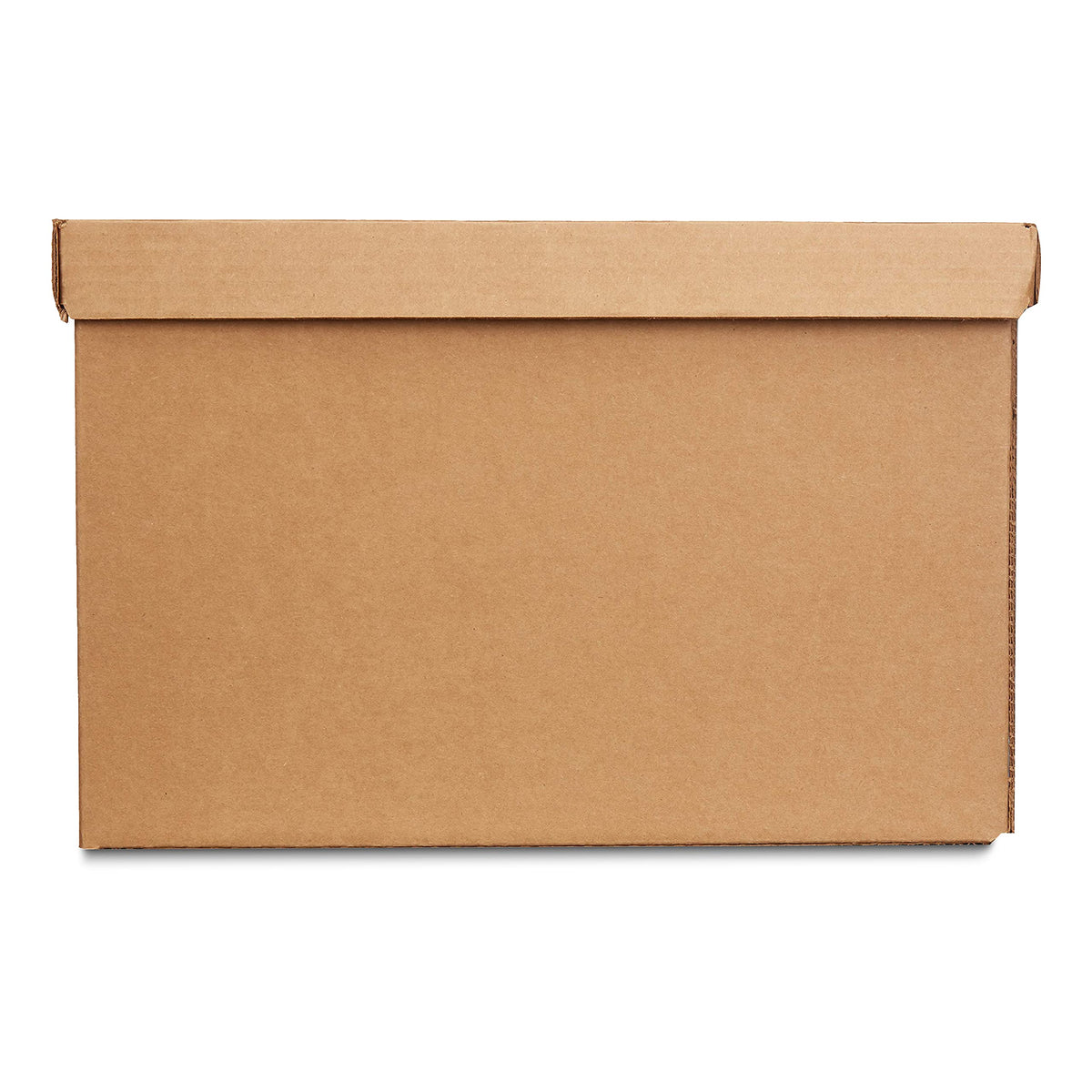 Amazon Basics Moving and Storage Boxes with Handles and Lift-Off Lids, File Storage, Collapsible