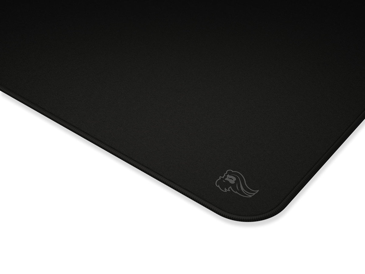 GLORIOUS Large Gaming Mouse Mat/Pad - Stealth Edition - Stitched Edges, Black Cloth Mousepad |