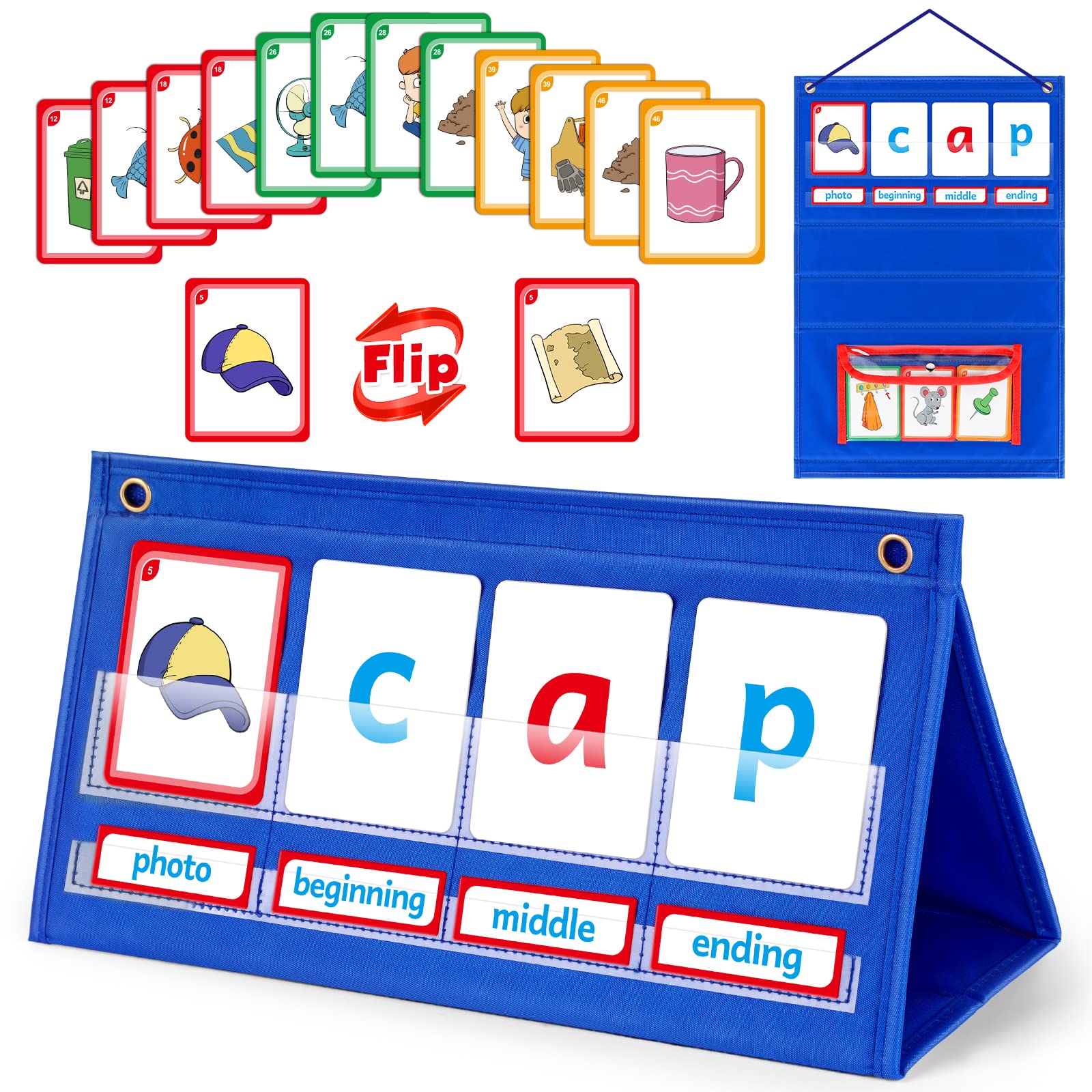 Torlam CVC Word Builder Kindergarten Classroom Must Haves, Phonics Games Preschool Learning
