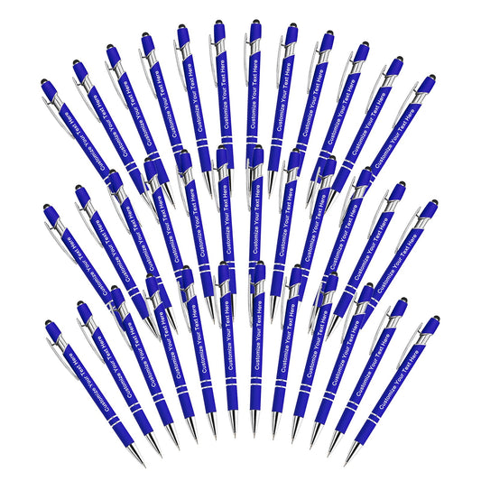 Qingxily Up to 300 Pcs Custom Pens Bulk,Personalized Pens with Free Engraving,Customized Stylus