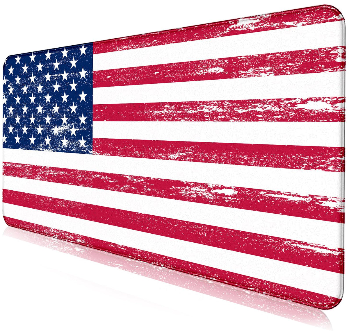 American Flag XXL Large Mouse Pad, Gaming and Home Stitching Side Table Mat