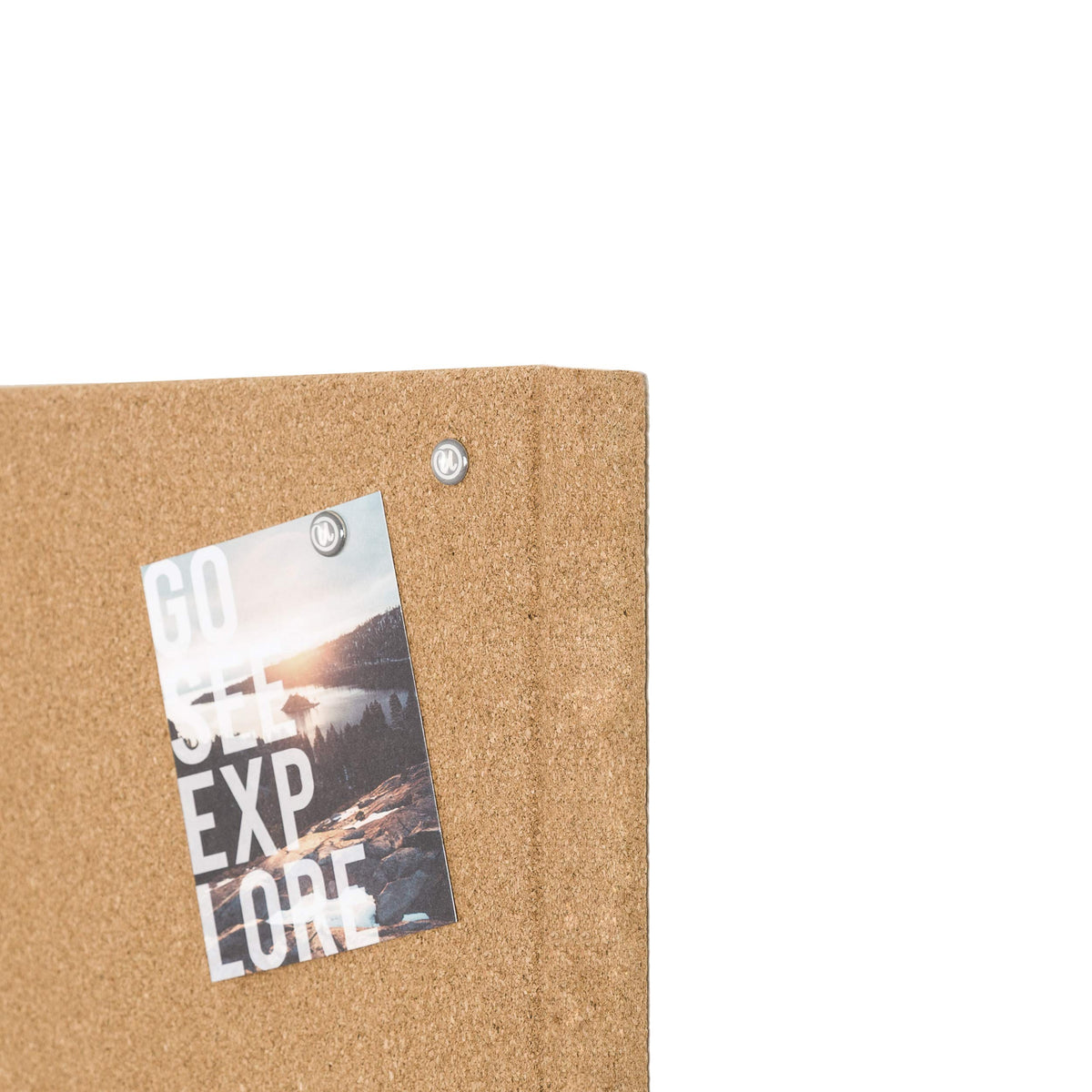 U Brands Bulletin Board Office Wall Decor, Frameless Cork Board, 24 x 36