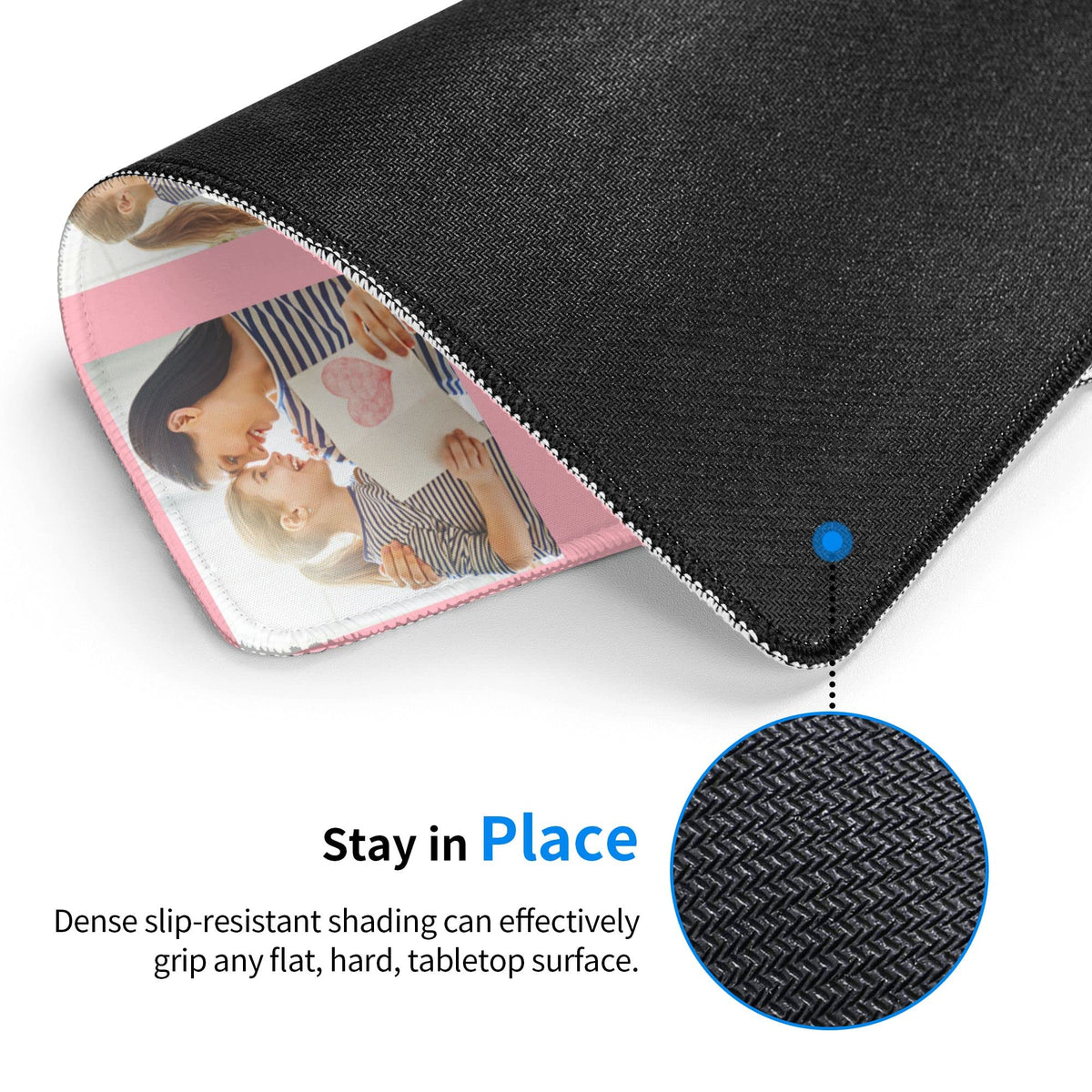 Custom Mouse Pad Personalized Photo Moues Pad with Your Image/Text for Office Gaming Computer Desk
