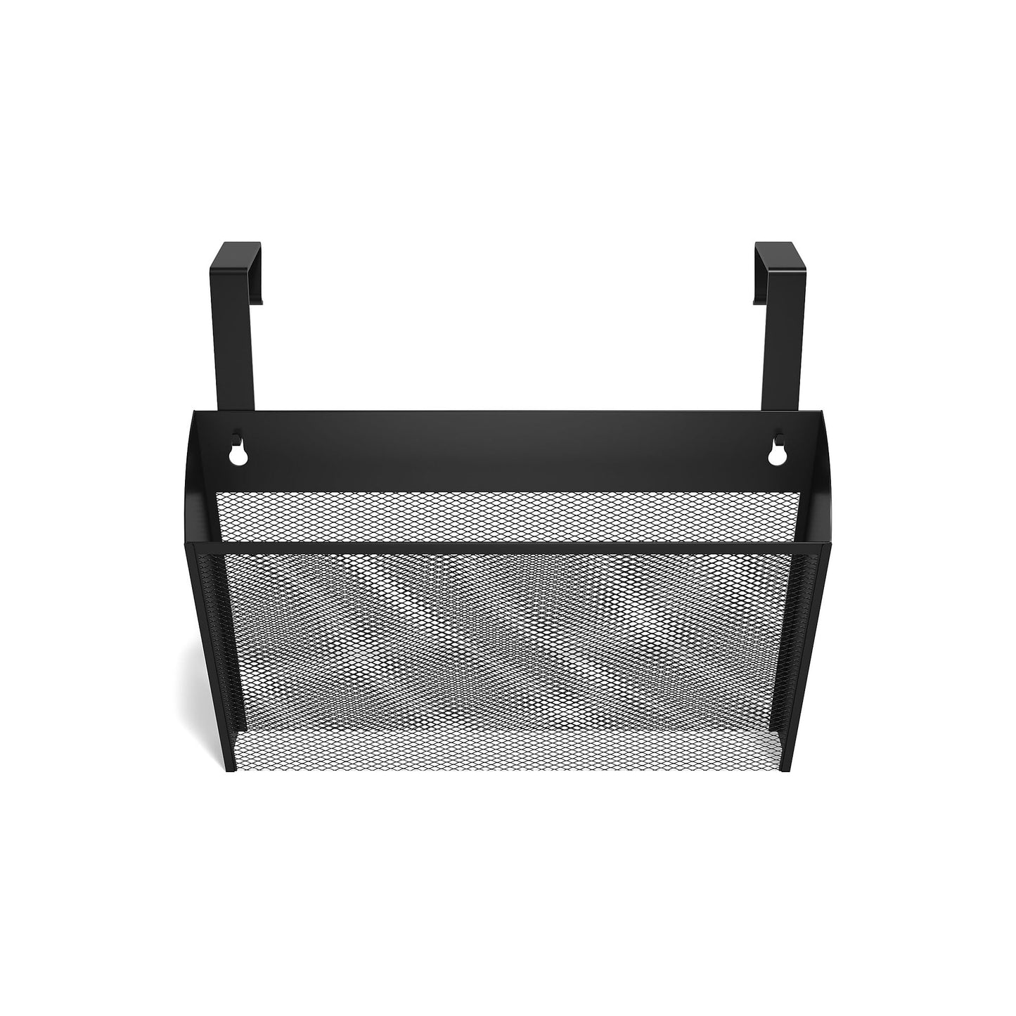 TRU RED Mesh Letter Wall File, 1-Pocket Hanging Organizer, Black, 2-Pk