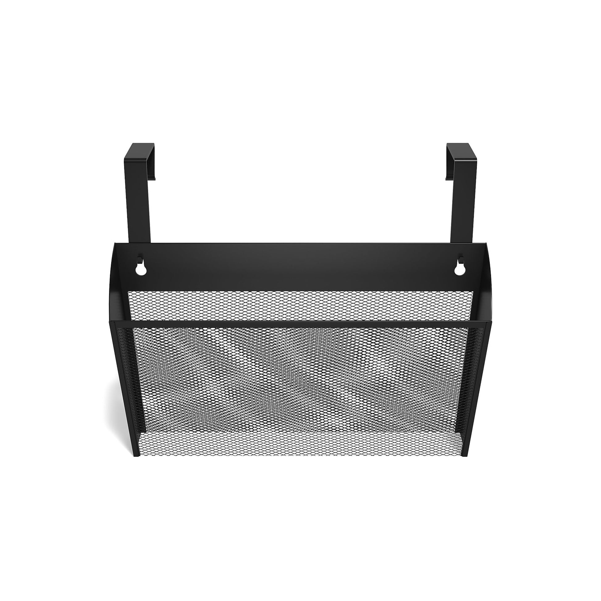 TRU RED Mesh Letter Wall File, 1-Pocket Hanging Organizer, Black, 2-Pk
