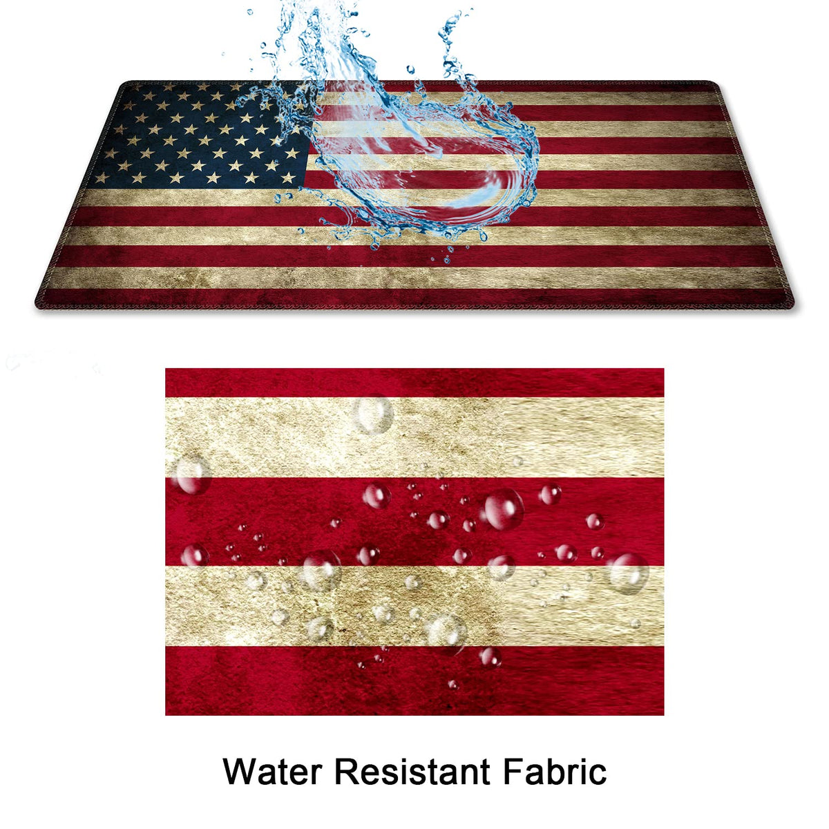 Meffort Inc XXL Mouse Pad Thick Water Resistance Desk Mat with Non-Slip Rubber Pad for Home Office