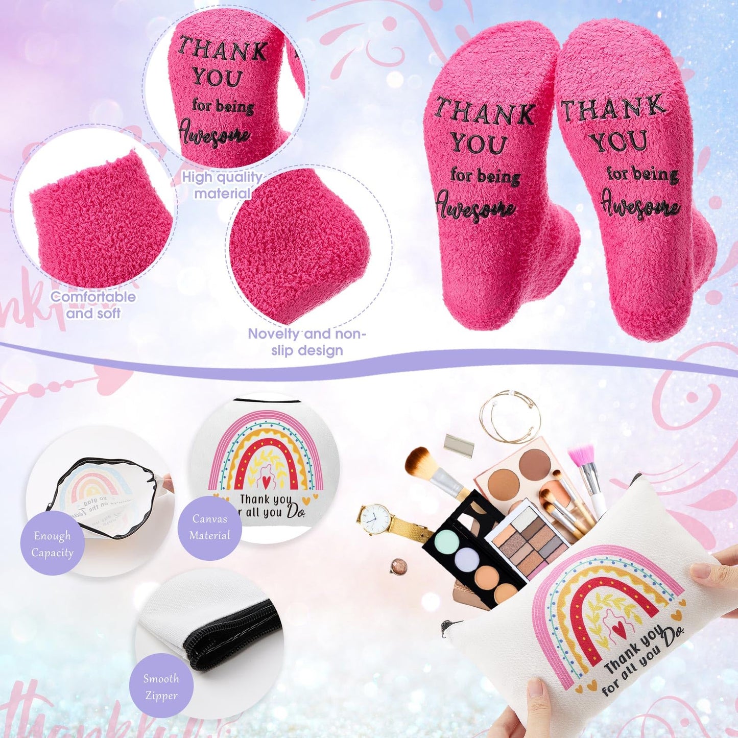 Fulmoon 40 Pcs Christmas Teacher Appreciation Gifts Bulk for Women