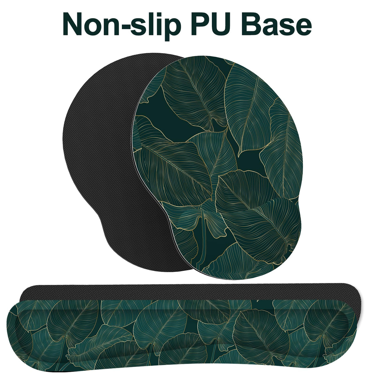 Ergonomic Mouse Pad with Wrist Rest and Keyboard Wrist Rest, Mousepad