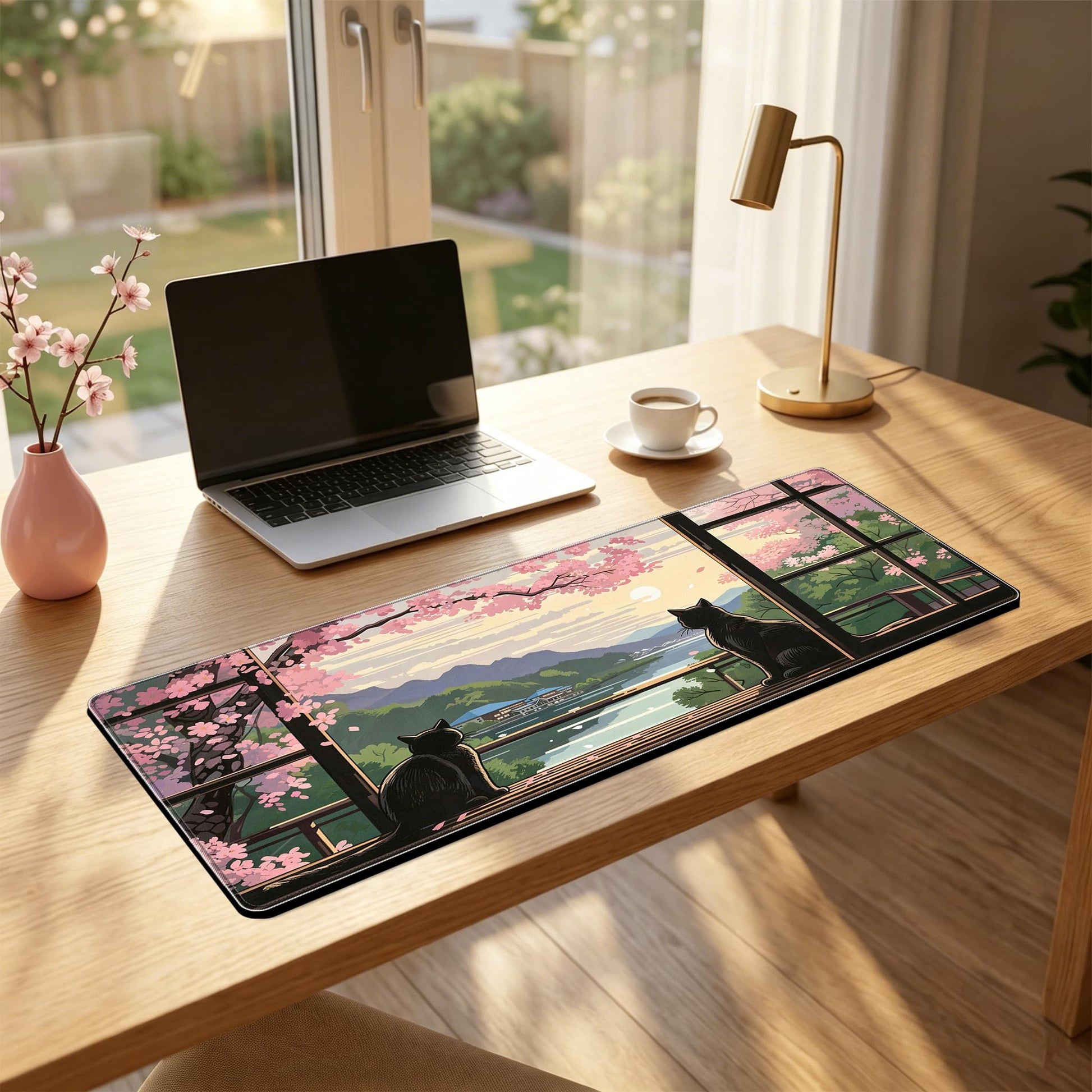 PEPYJAN Large Mouse Pad, Rubber, Non-Slip Base, Fade-Resistant for Gaming and Office, 31.5 x 11.8