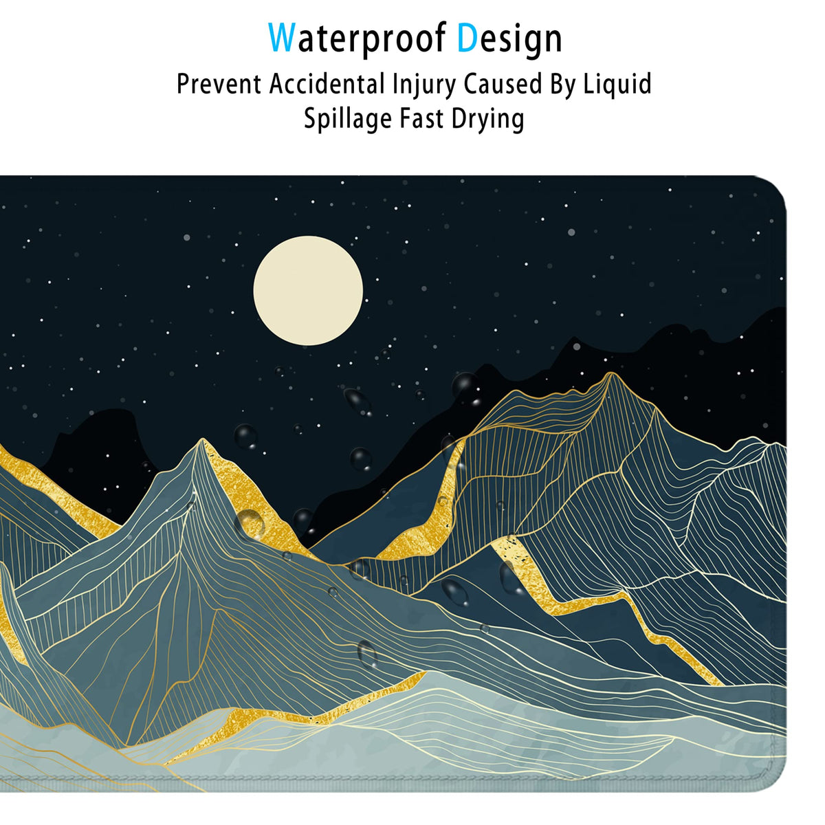 ZTHLL Large Mouse Pad Mountains Landscape Gaming Mouse Pad,Desk Mat Computer Keyboard with Non Slip