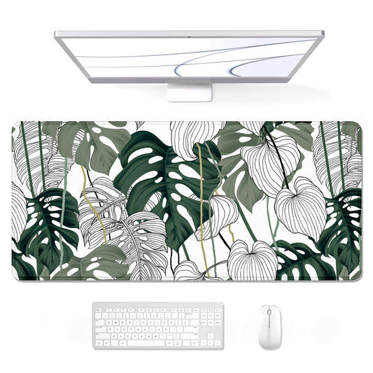 Auhoahsil Desk Mouse Pad, Large Gaming Mousepad, XXL Desk Pad, Extended Long Superior Micro-Weave