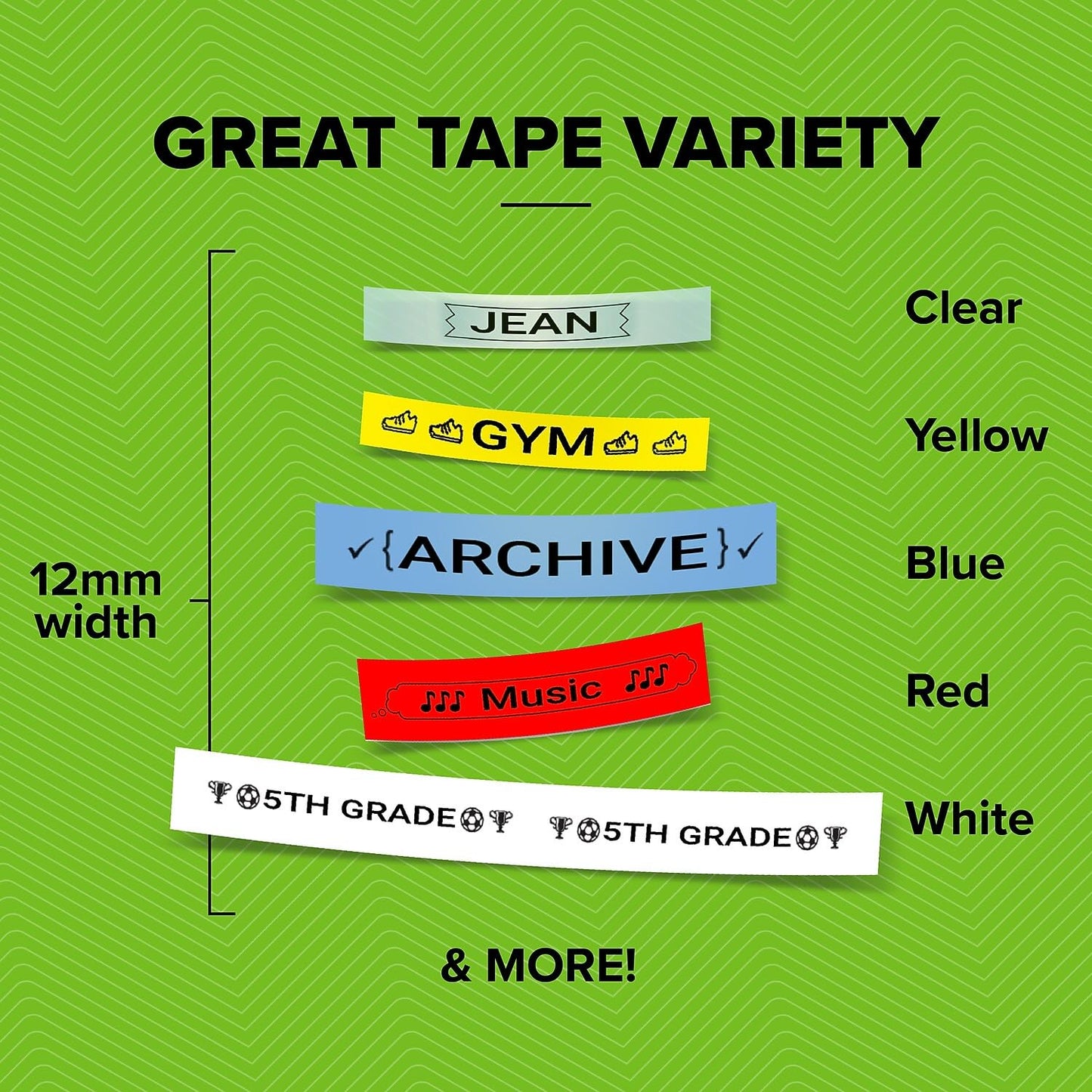 DYMO LetraTag 100H Silver Handheld Label Maker & LT Label Tapes, Thermal Printing, Easy-to-Use
