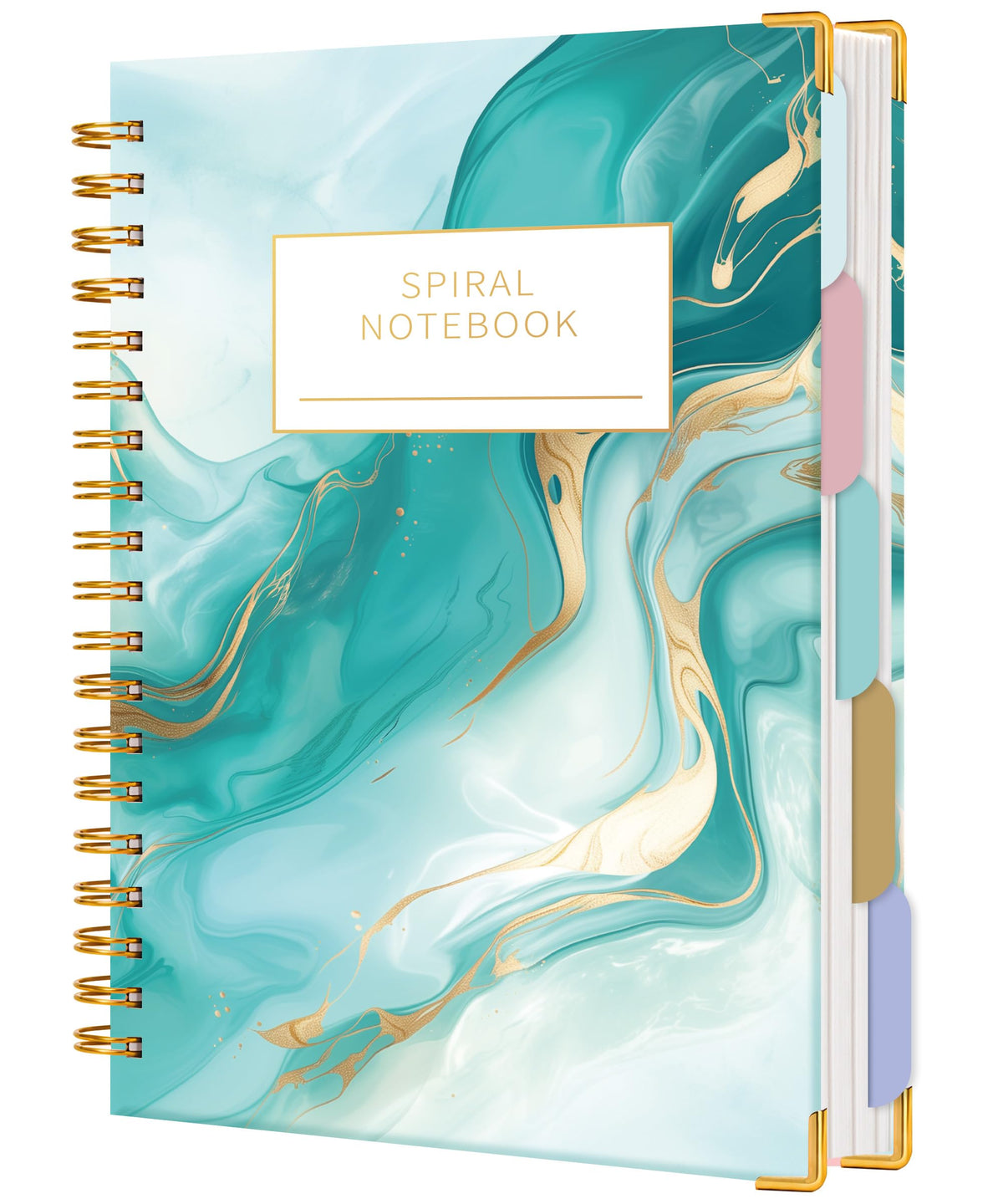 Yoment Hardcover Spiral Notebooks for Work 240 Pages Notebook with Dividers