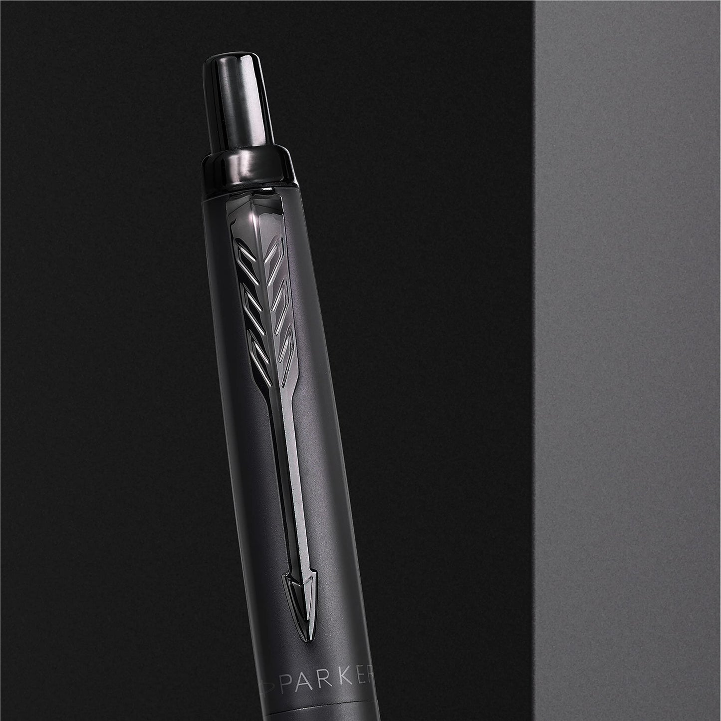 Parker Jotter XL Ballpoint Pen, Monochrome Matte Black, Medium Point, Blue Ink, Gift Box - Smooth