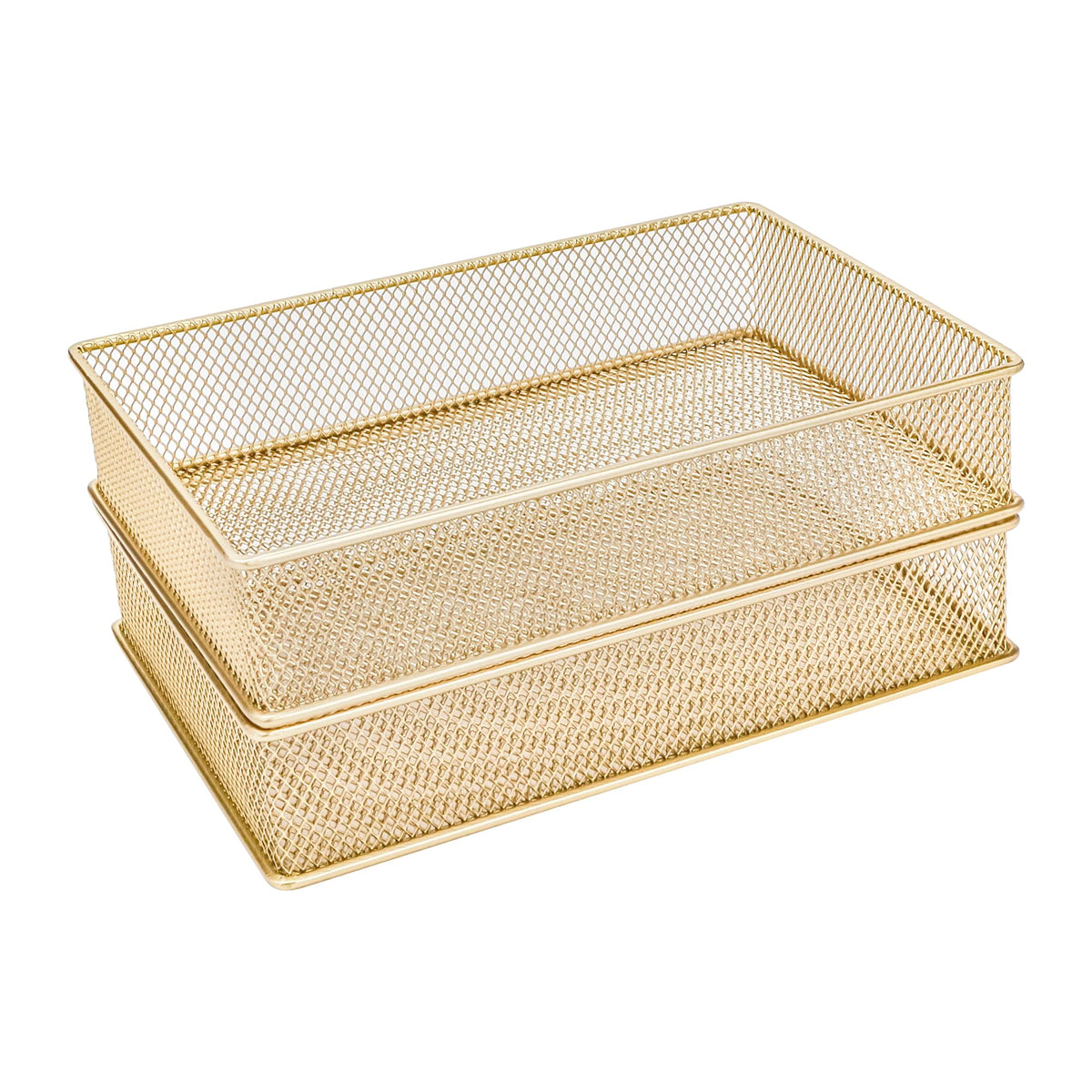 Annova Mesh Stackable Drawer Cabinet and Shelf Organizer Bins Storage Basket School Office Supply