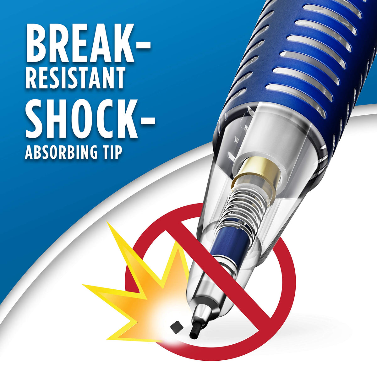 Paper Mate Clearpoint Break-Resistant Mechanical Pencils 0.7mm HB 2 Lead