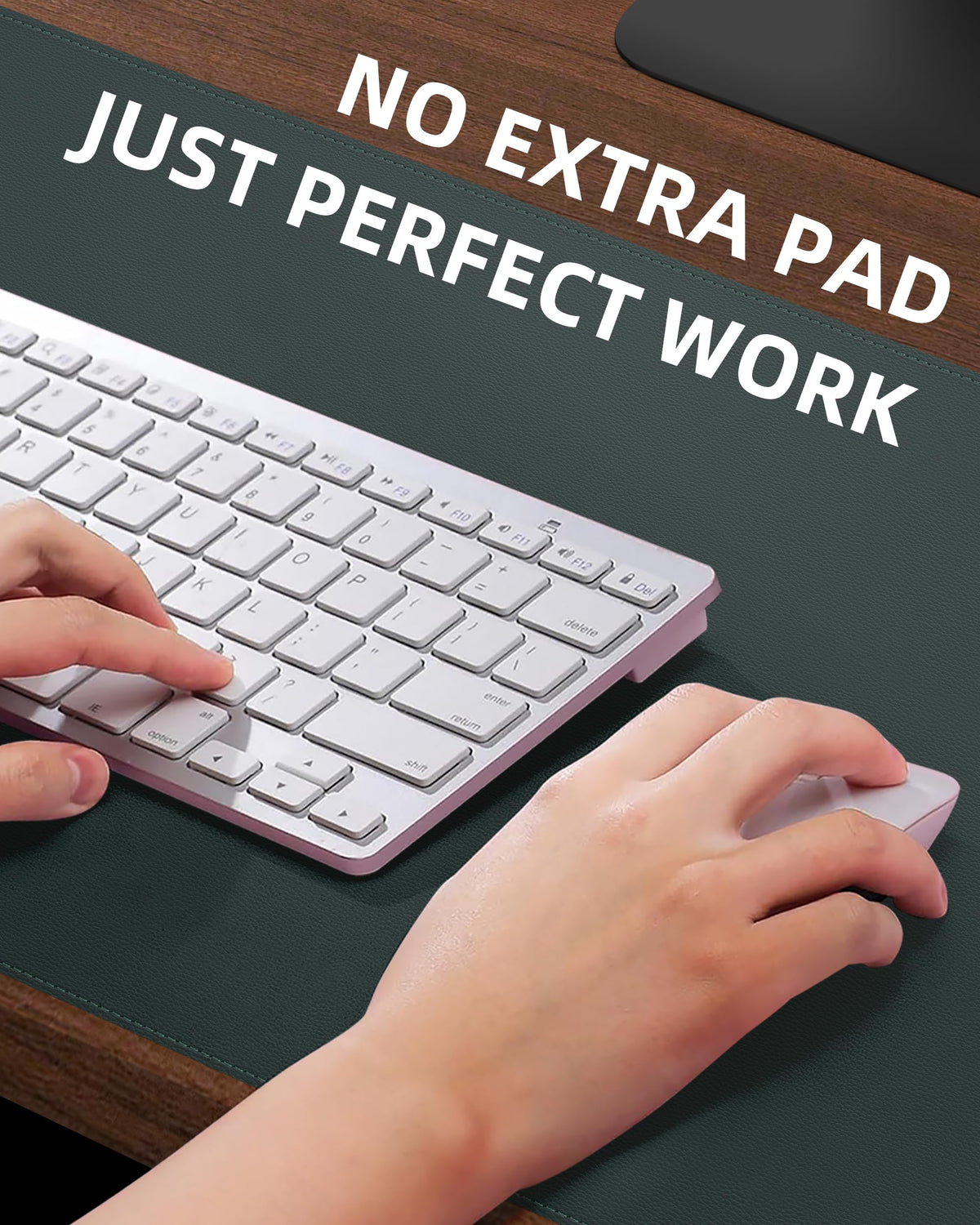 CEBOWA Large Desk Pad Mat - Waterproof Mouse Pad & Desk Protector, Non-Slip XL PU Leather Gaming