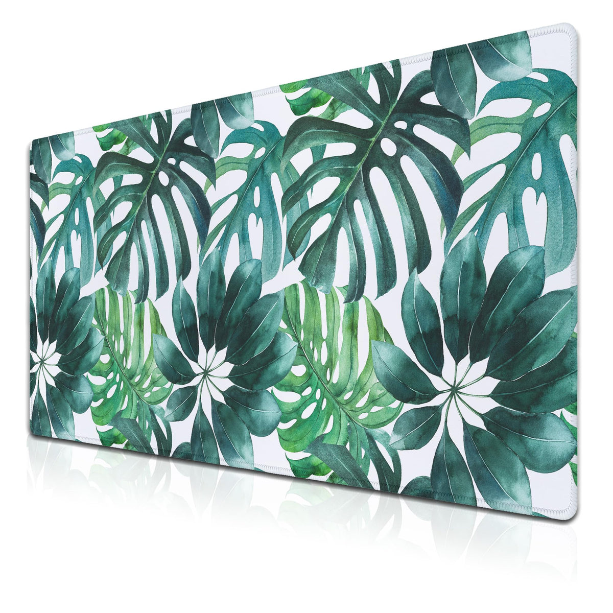 Samgula Large Mouse Pad Green Desktop Mat, Gaming Mouse Pads Computer Mats, Full Desk Mat