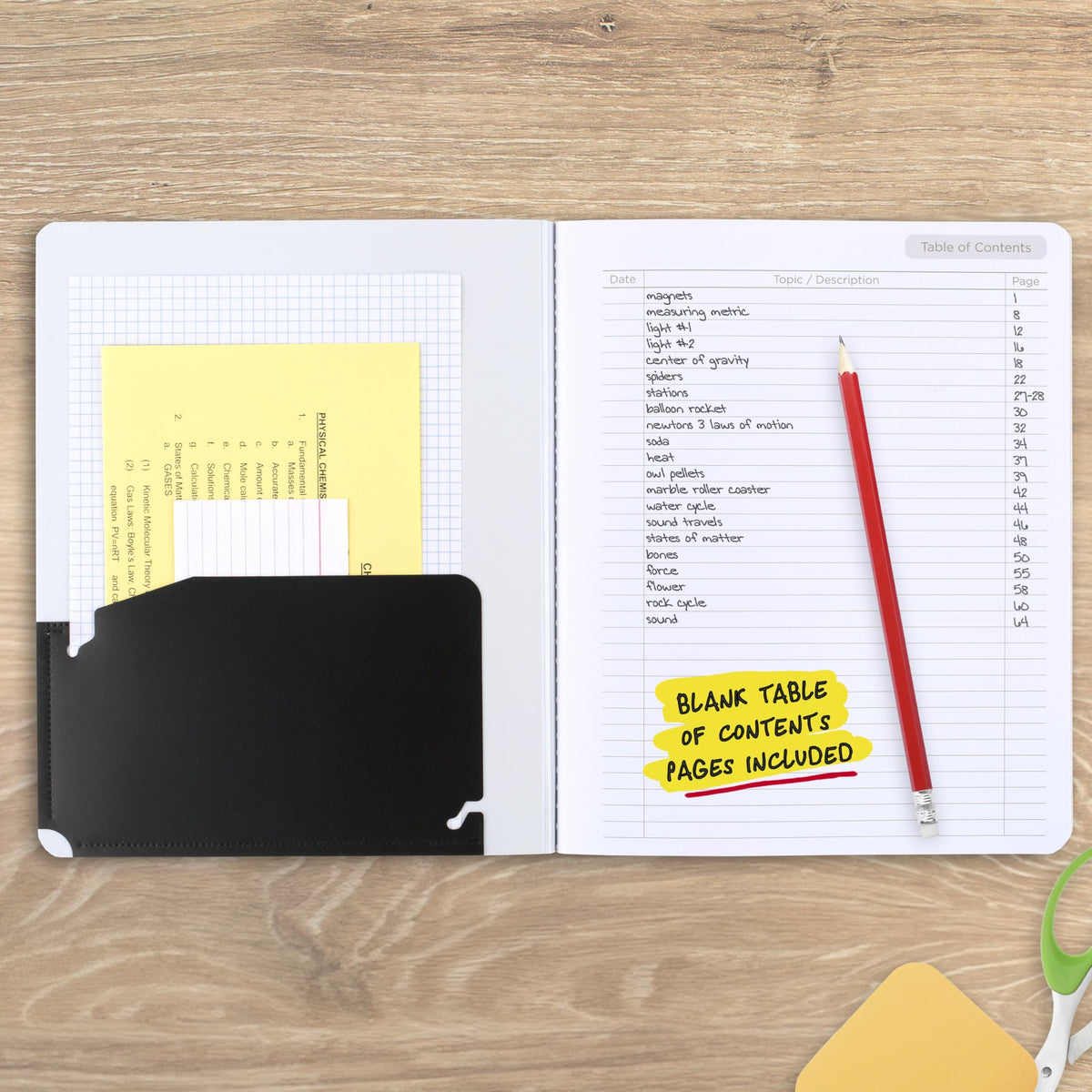 Five Star Interactive Notetaking Composition Book, 1 Subject, College Ruled Paper, 9" x 11", 100
