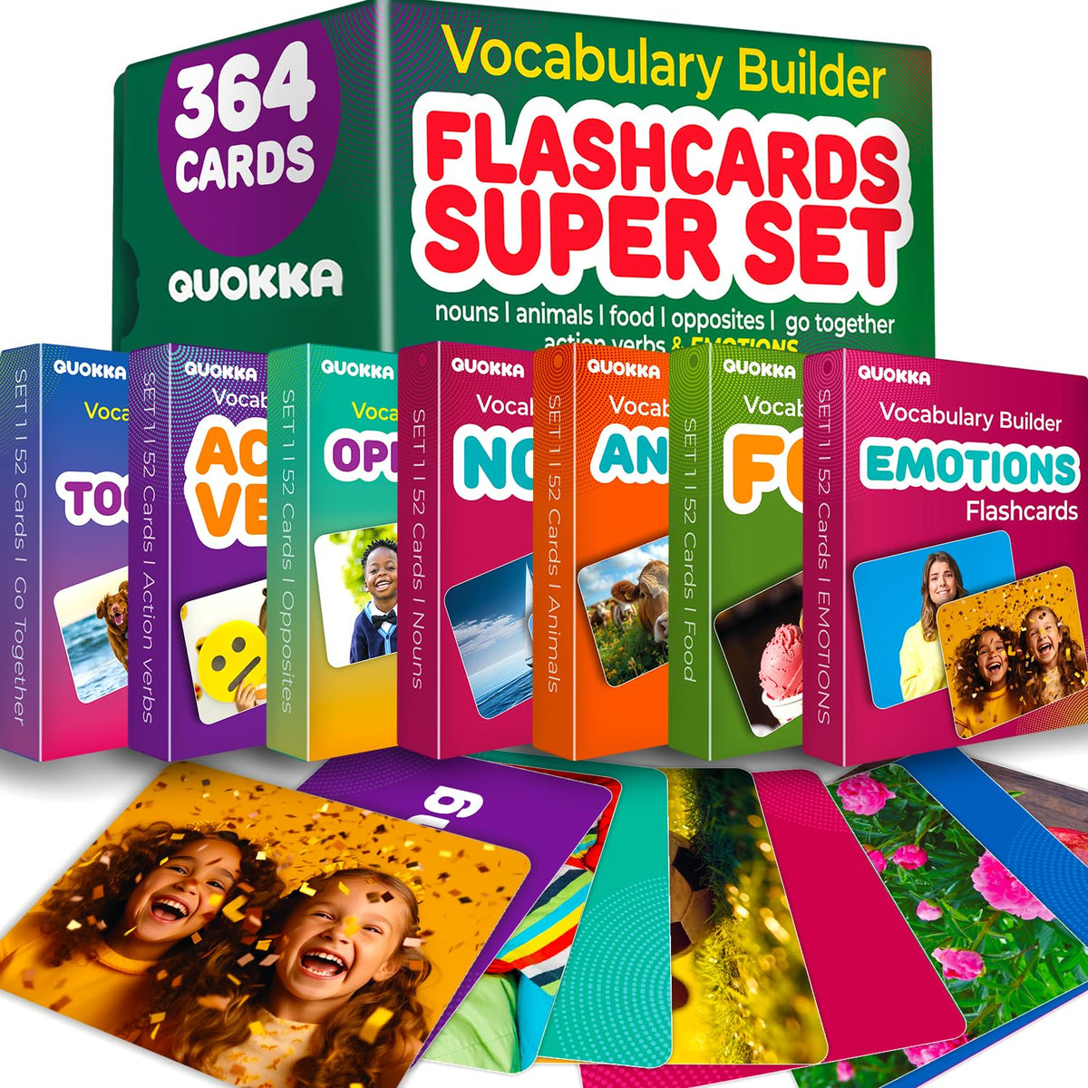 Vocabulary Builder Flash Cards for Kids Ages 4-8 — Speech Therapy Materials