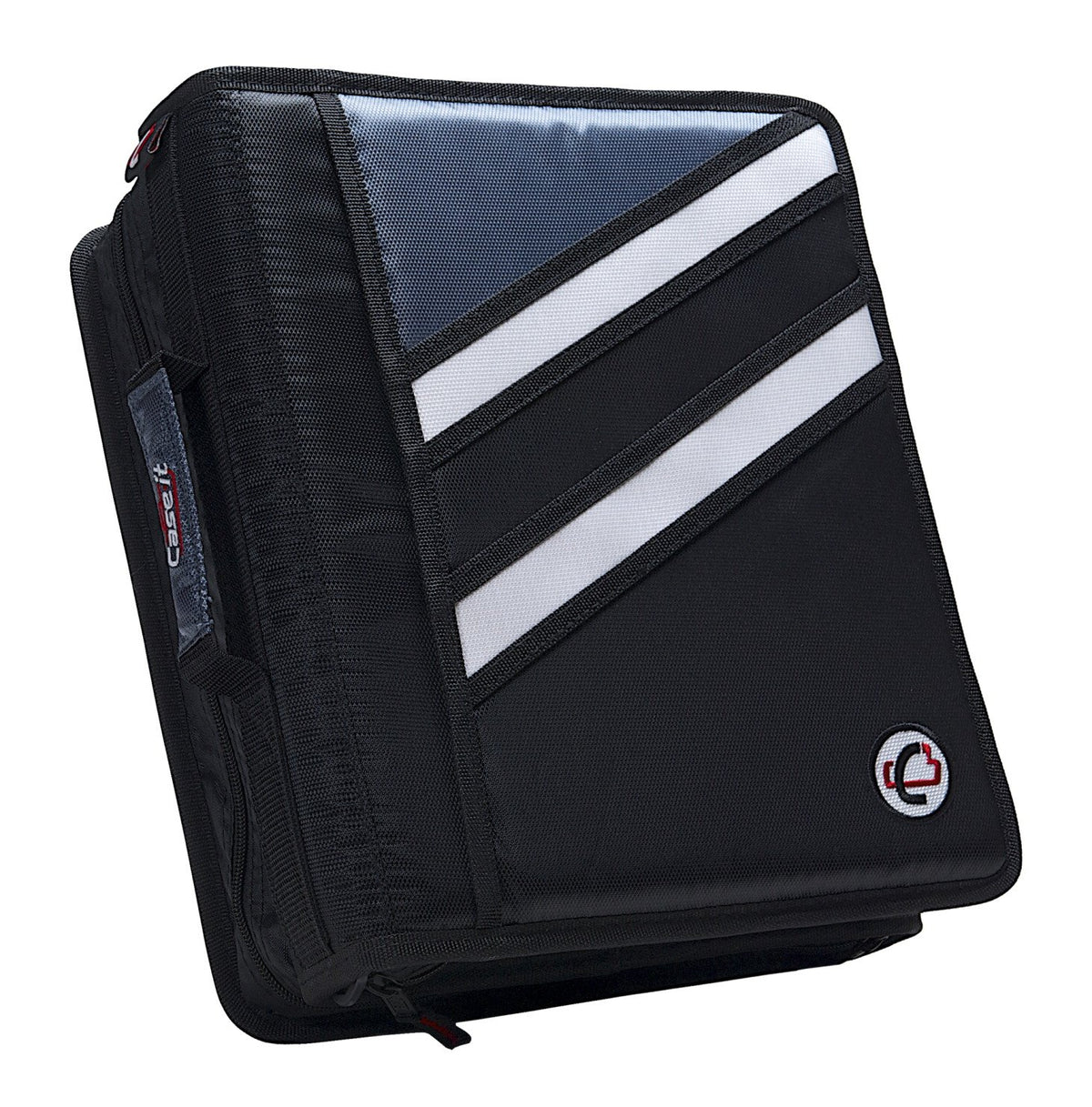 Case-it The Z Shape Zipper Binder - Two Binders in One - Double Sided 1.5 Inch D-Ring - Multiple