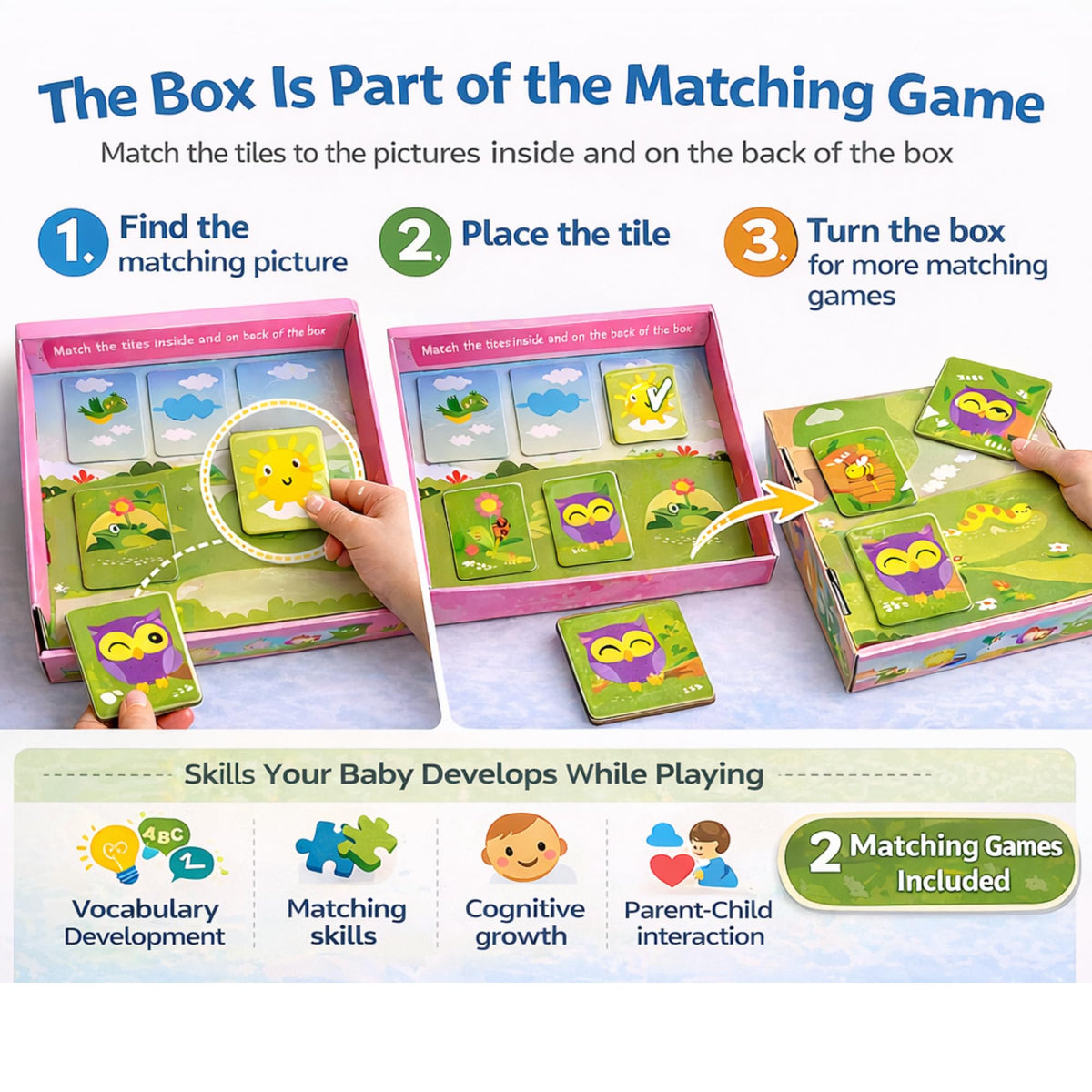 Busy Book for Toddlers 1-3, Books for 1 Year Old, Toddler Busy Book with 4 Books, 2 Sets of Flash