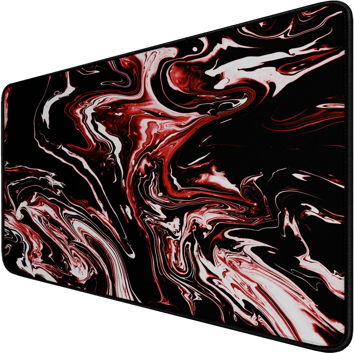Large Extended Mouse Pad with Stitched Edges Waterproof 31.5X15.7In
