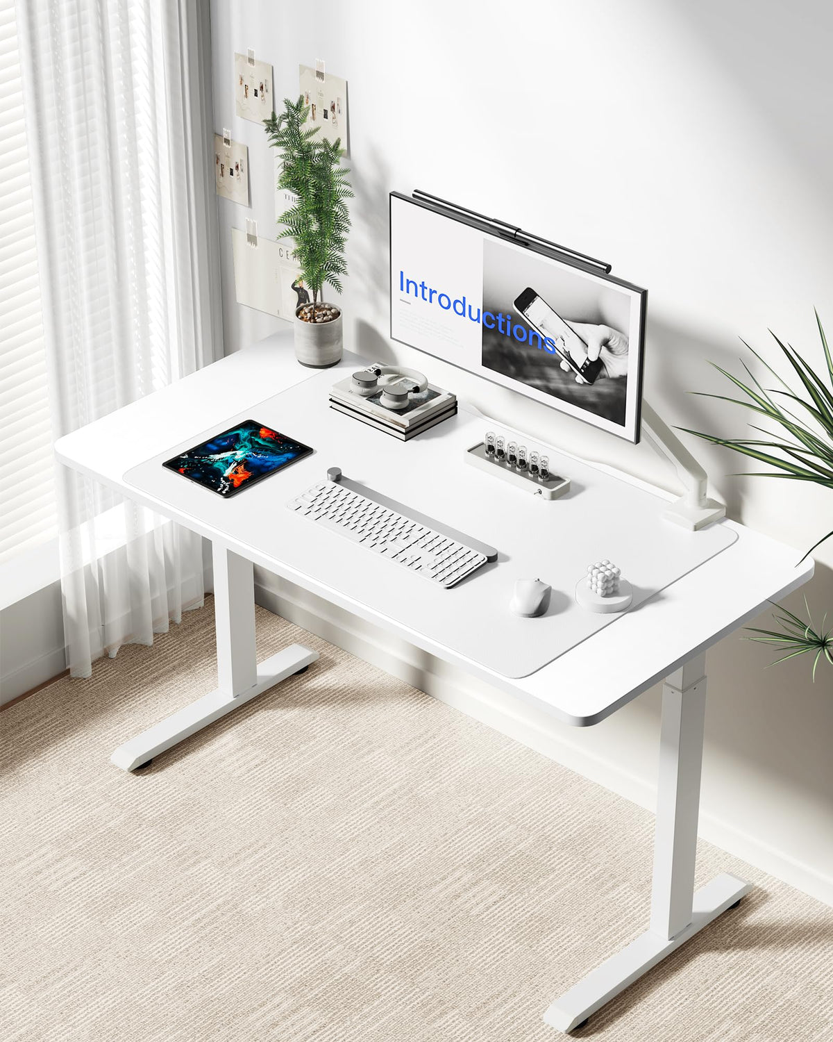 YSAGi Leather Desk Protector, Office Mat, Large Mouse Mat, Non-Slip PU Leather Blotter, Laptop Desk