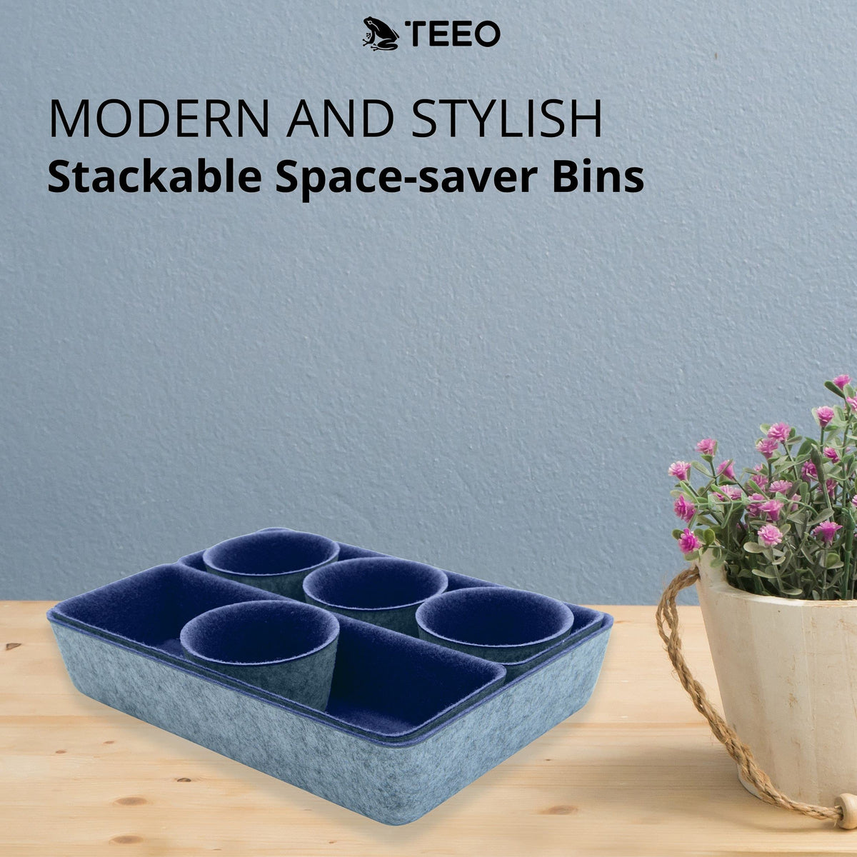 Teeo - Organizer for Drawers - Desk Drawer Organizers and Storage - Make Up Draw Organizers