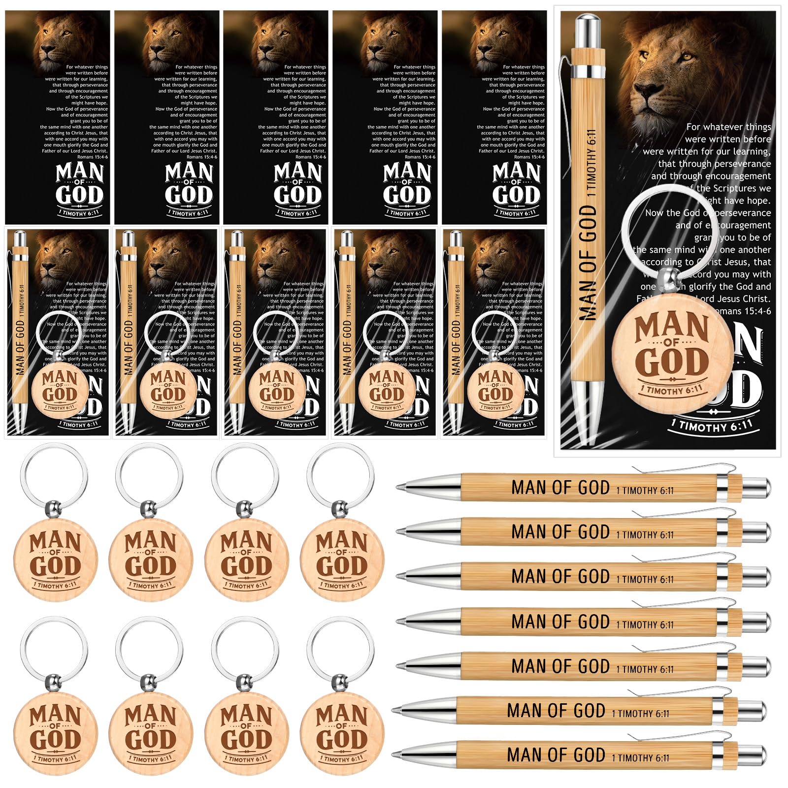 Landical 50 Sets Pastor Appreciation Gifts for Men Christian Pastor Gifts