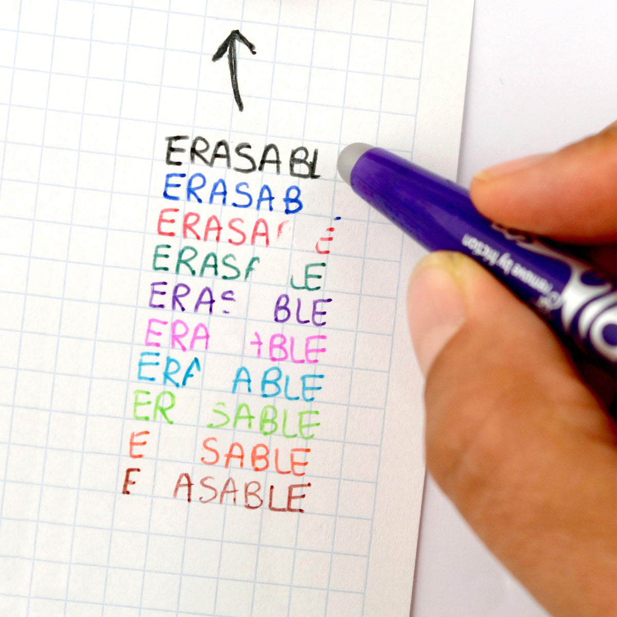 PILOT - Set of 3 FriXion Ball 07 - Erasable Thermosensitive Ink Pen - Refillable Roller Pen