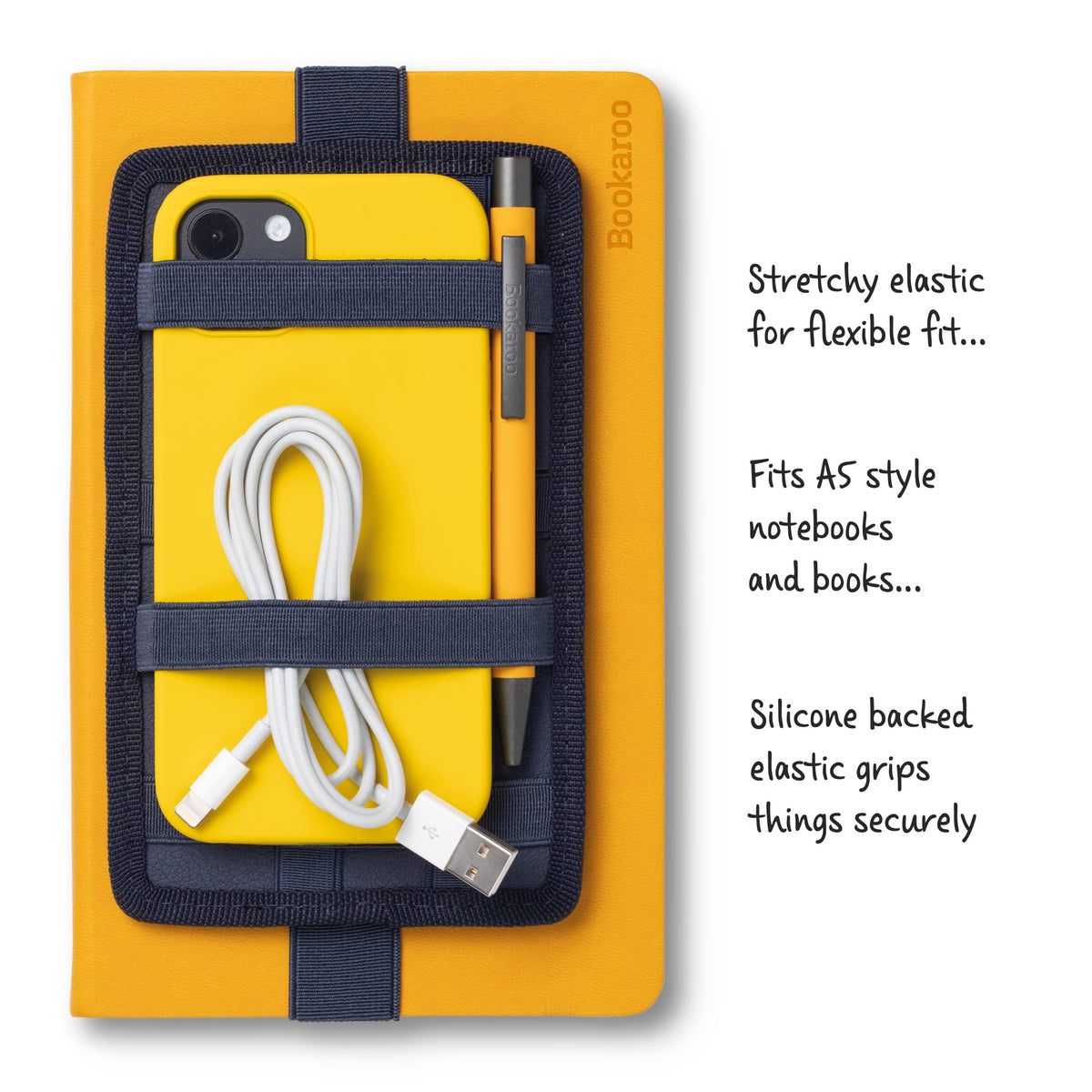 IF Bookaroo Notebook Tidy - Navy for A5 size Books and Notebooks