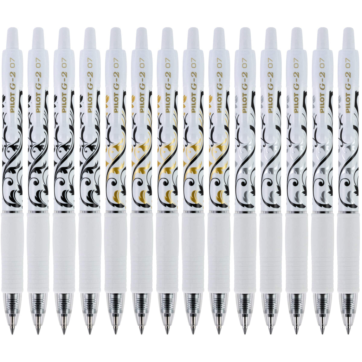 PILOT G2 Premium Rolling Ball Gel Pens, Fine Point 0.7mm, Black Ink, 14-Pack