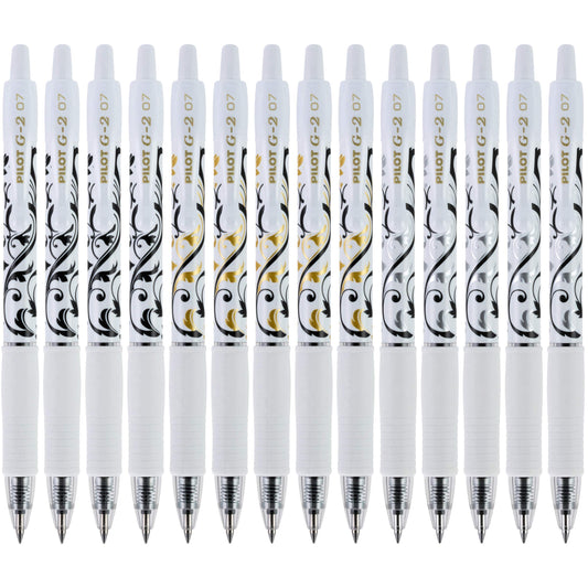 PILOT G2 Premium Rolling Ball Gel Pens, Fine Point 0.7mm, Black Ink, 14-Pack
