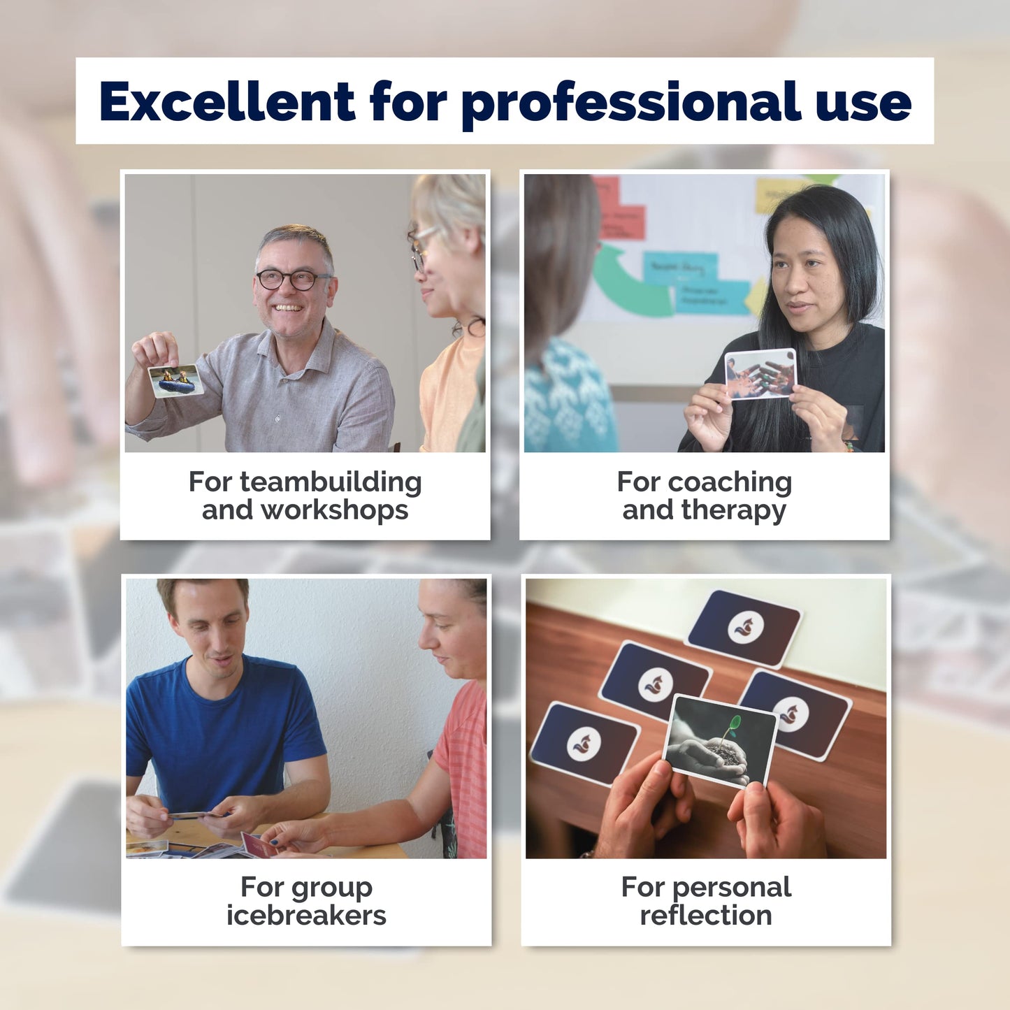 metaFox Coaching Picture Cards | Growing Together | Conversation Cards for Ice Breakers and Team