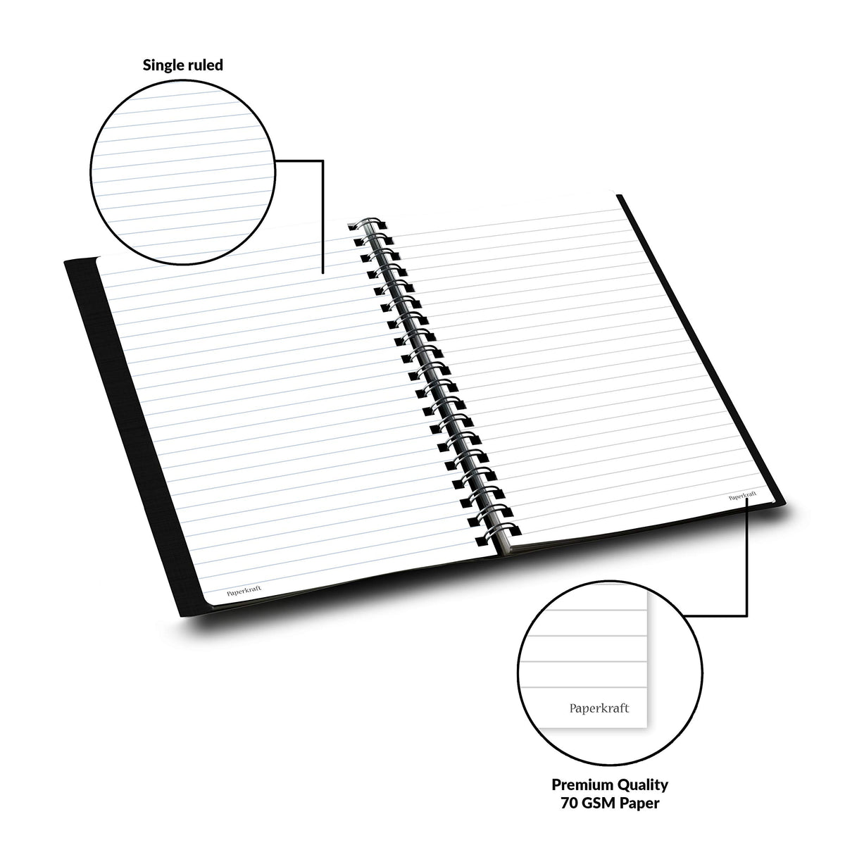 Paperkraft - 148 X 210 mm, 192 Pages, Single line