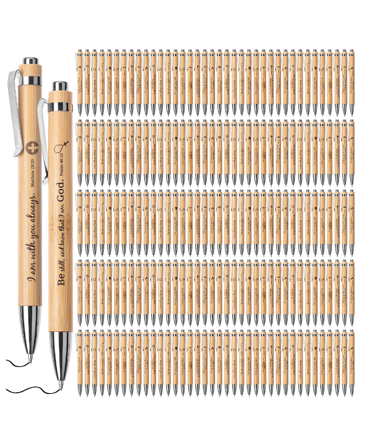 Mr. Pen- Bible Verse Pens Bulk, 200 Pack, Black Ink, Retractable