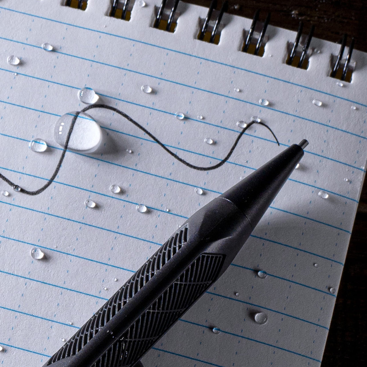 Rite in the Rain Weatherproof Mechanical Pencil, Black Barrel, 1.3mm Dark Lead, 12 lead refills
