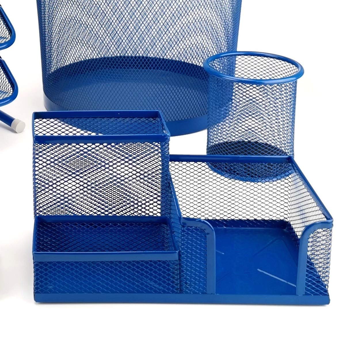 Leviatan Desk Organizer | Metal Desk Organizer | Office Pen Holder | Desk Organizer with Mesh Note