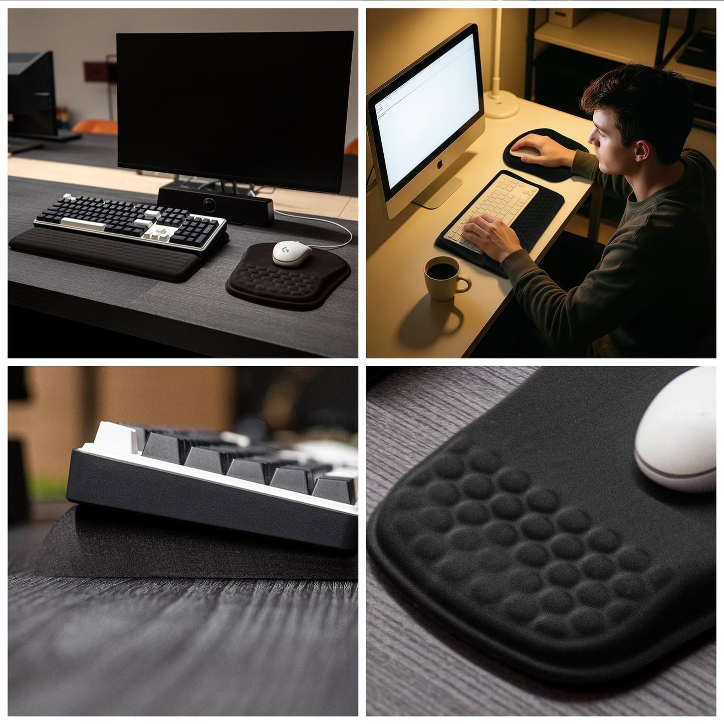 WENPIC Keyboard Wrist Rest -Ergonomic Keyboard Stand with Wrist Rest- with Carpal Tunnel Pain