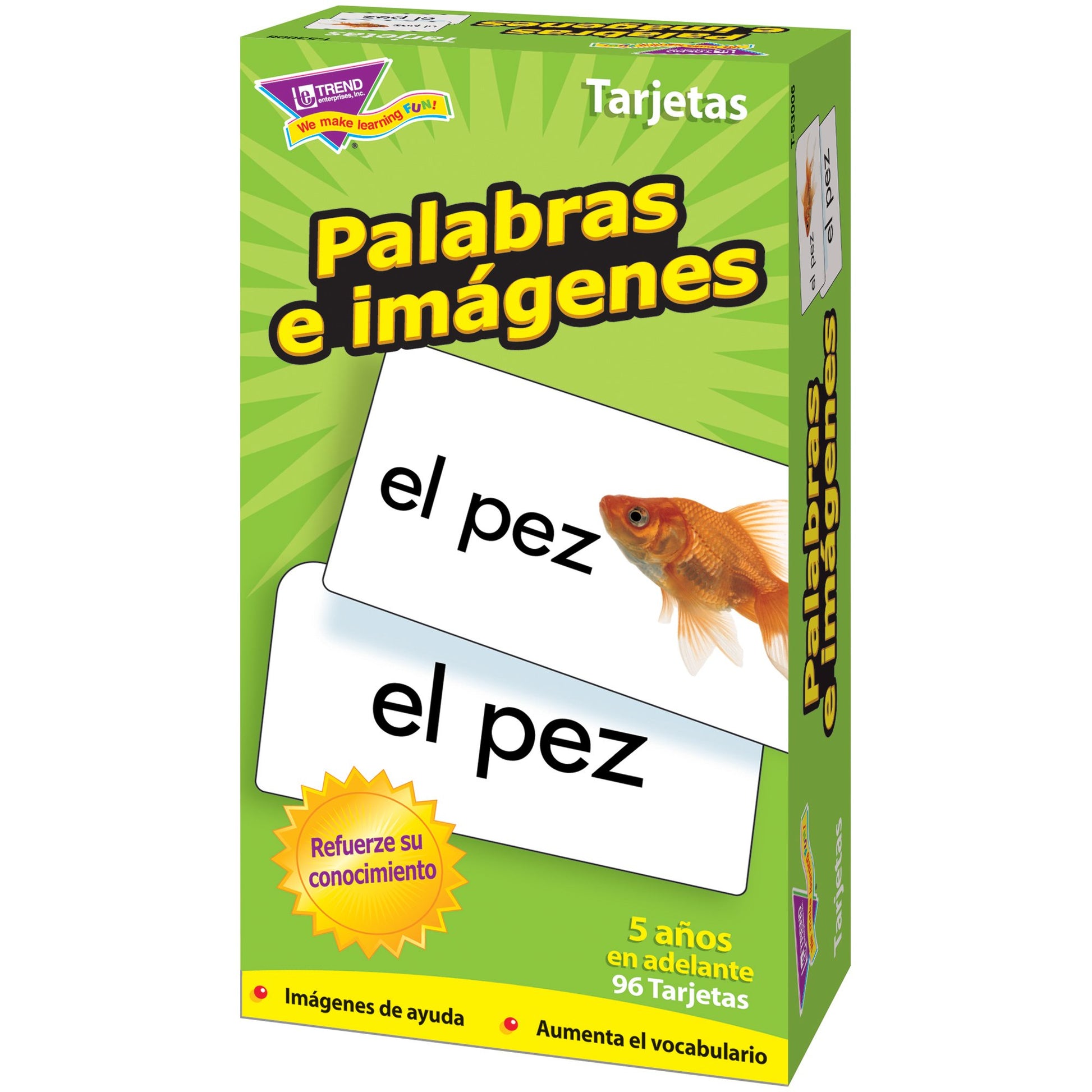 Palabras e imagenes (Picture Words) Flash Card