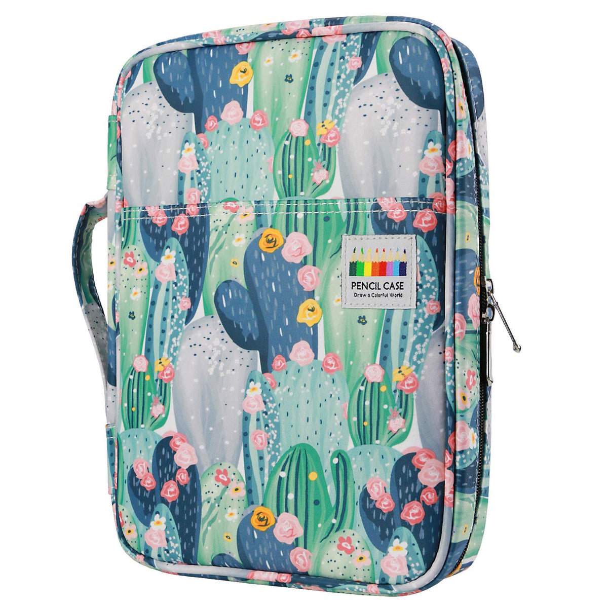 YOUSHARES Colored Pencil Case Holder - Pen Case Organizer with Multilayer Holder for Prismacolor