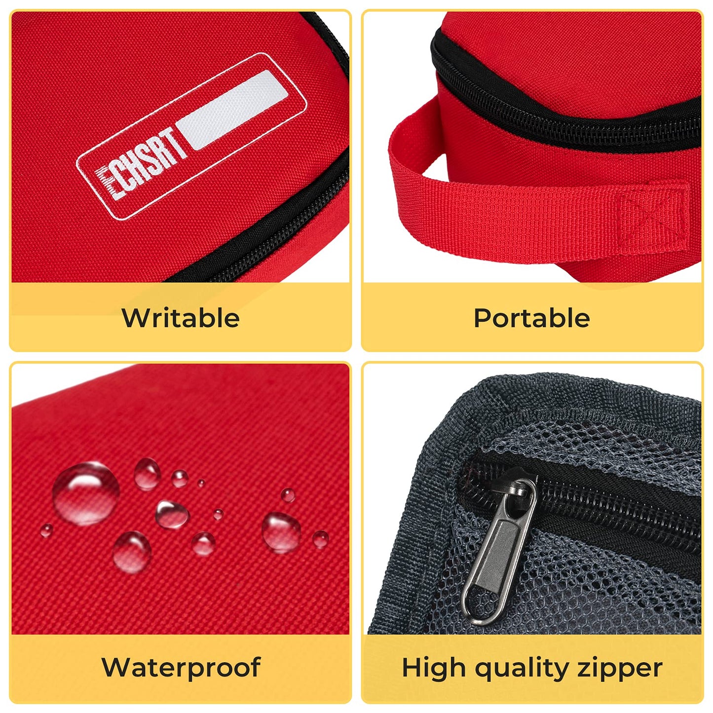 ECHSRT Large Pencil Case, Aesthetic Pen Pouch with Big Capacity, Minimalist Portable Stationery Bag