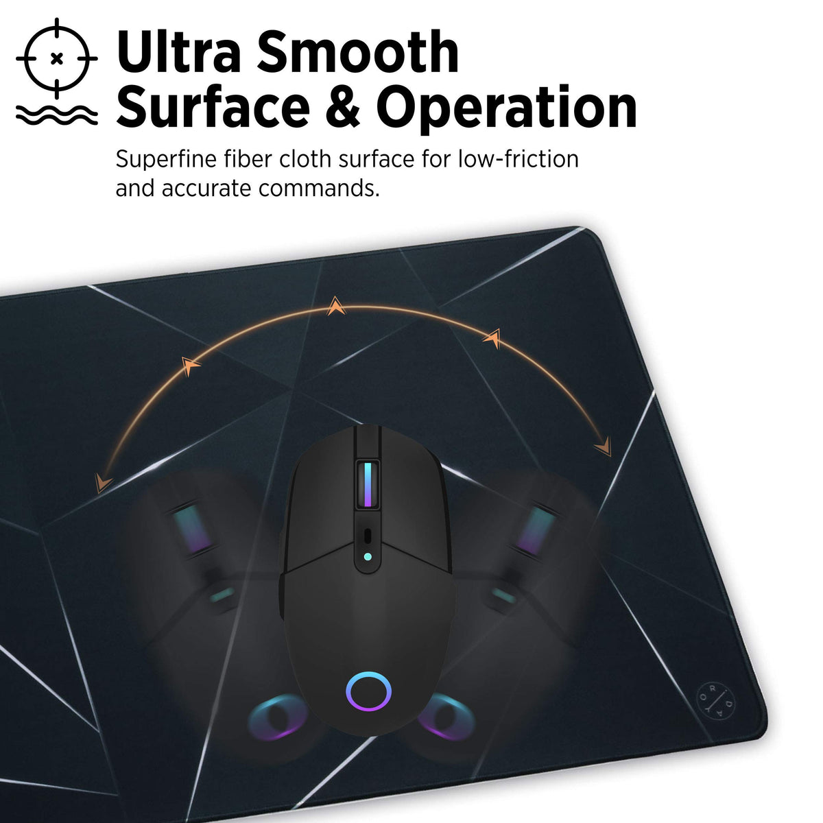 Oriday Large Gaming Mouse Pad, Extended XXL (35.4x15.7x0.11 in), Long Non-Slip Rubber Base