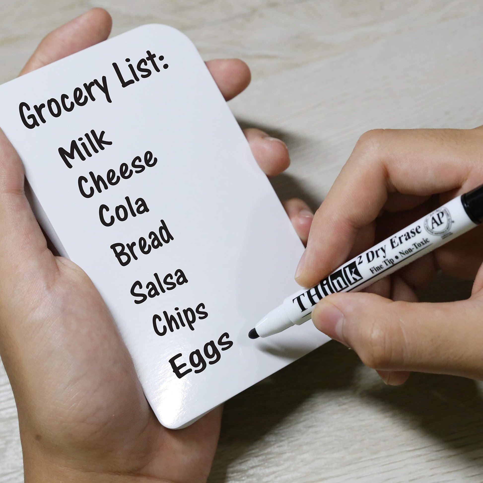 Imagine2Master 60 Blank Dry Erase Index Cards (3” X 5”). Comes with 2 Dry Erase Markers. DIY Flash