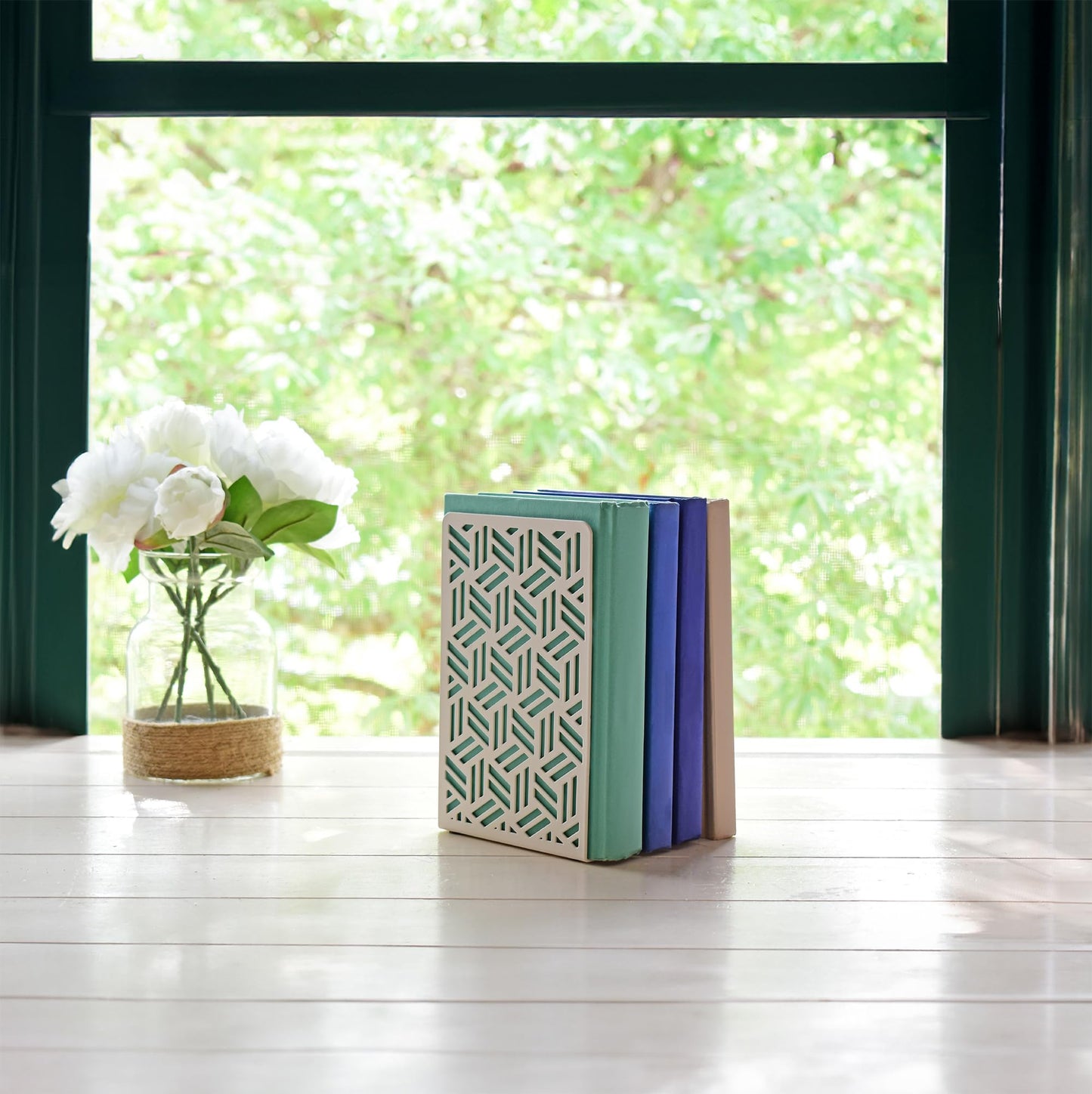 CNK Book Ends Bookends for Decorative Books Holder Bookend Shelves End Hold Heavy Duty Holders