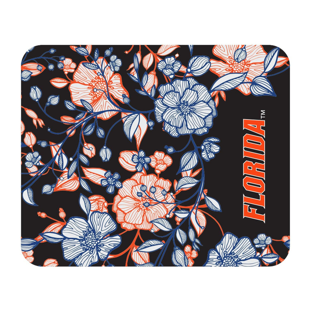 Mouse Pad, Fabric, University of Florida Standard/Floral Lace