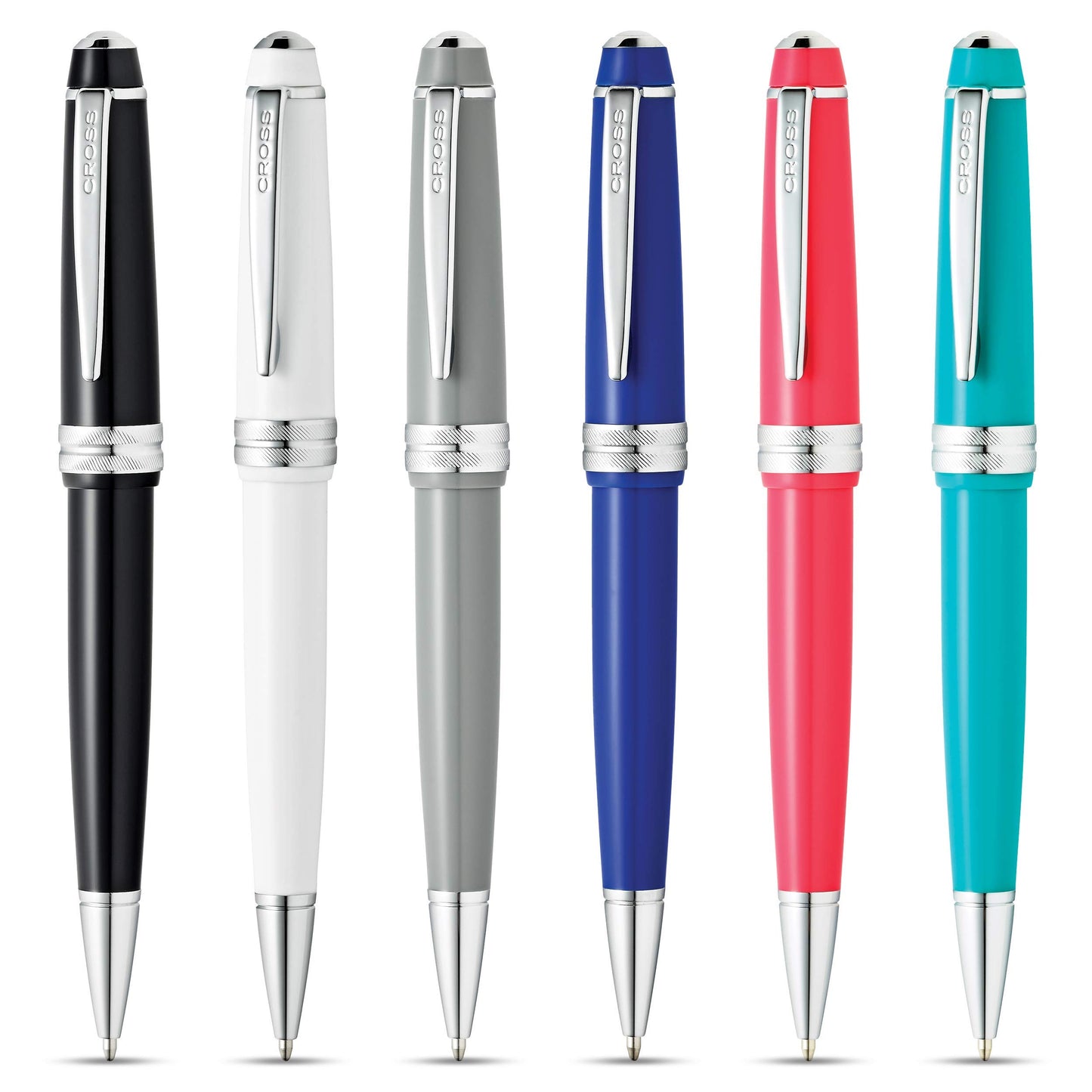 Cross Bailey Light Polished Teal Ballpoint Pen, Medium Point, Black Ink